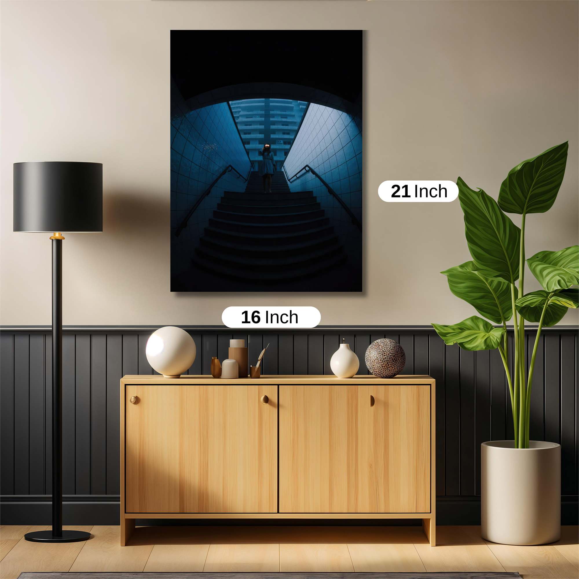 Stairway Solitude Safe Wall Magnetic / M