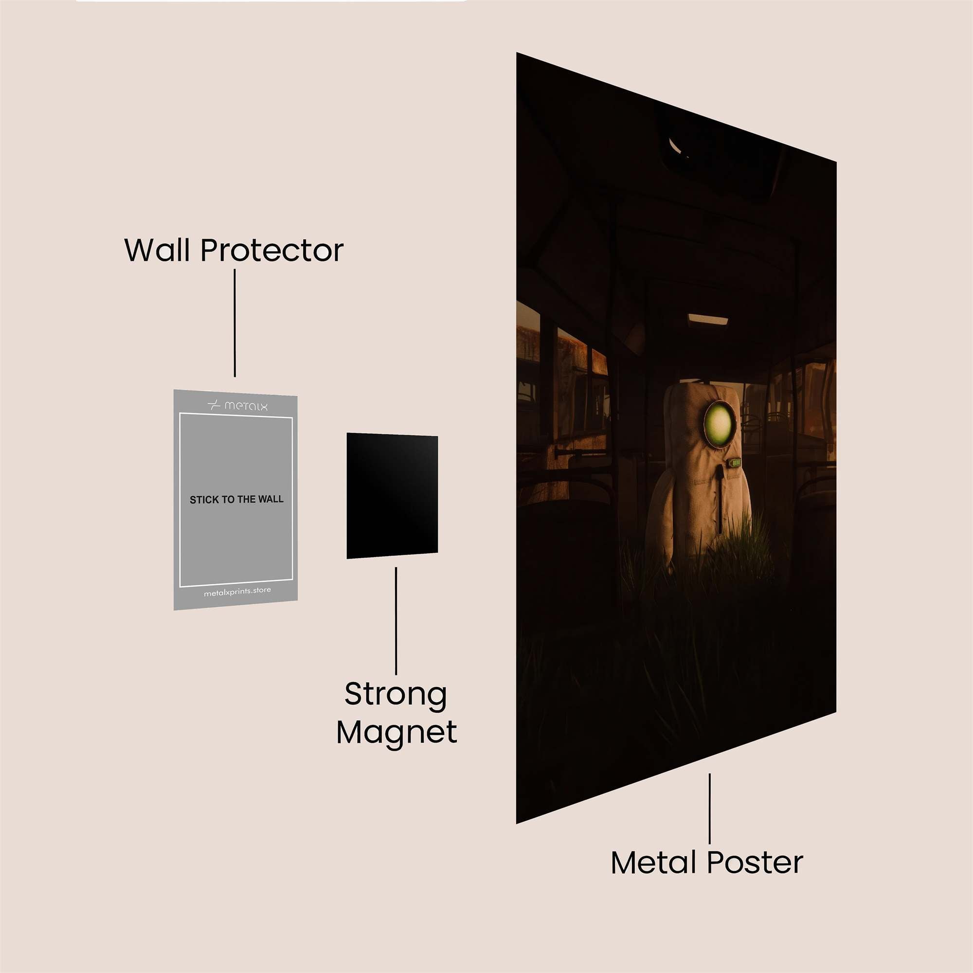 Robot Eerie Safe Wall Magnetic / M