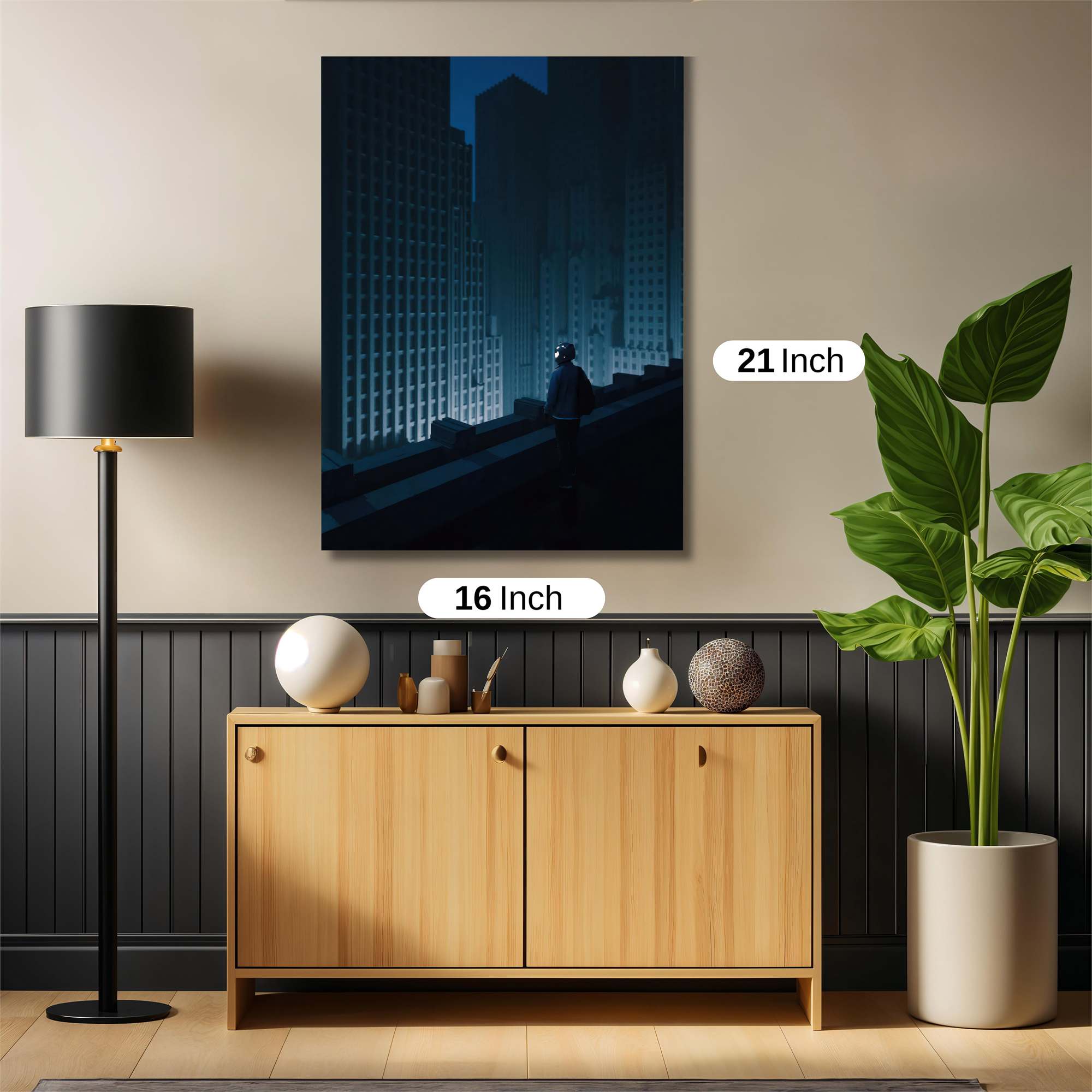Skyline Solitude Safe Wall Magnetic / M