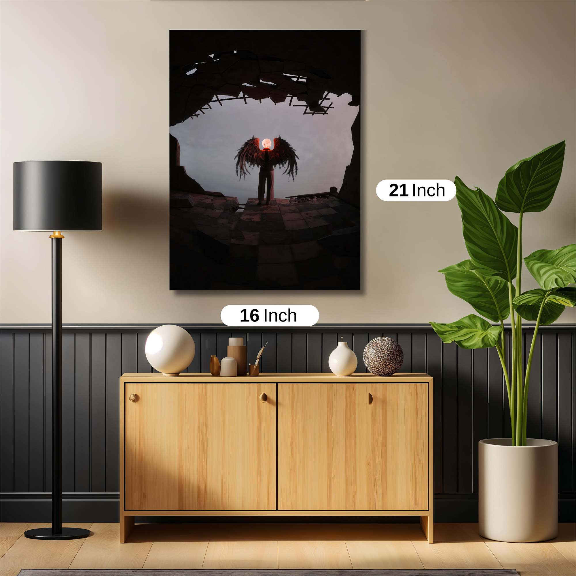 Phoenix Rebirth Safe Wall Magnetic / M