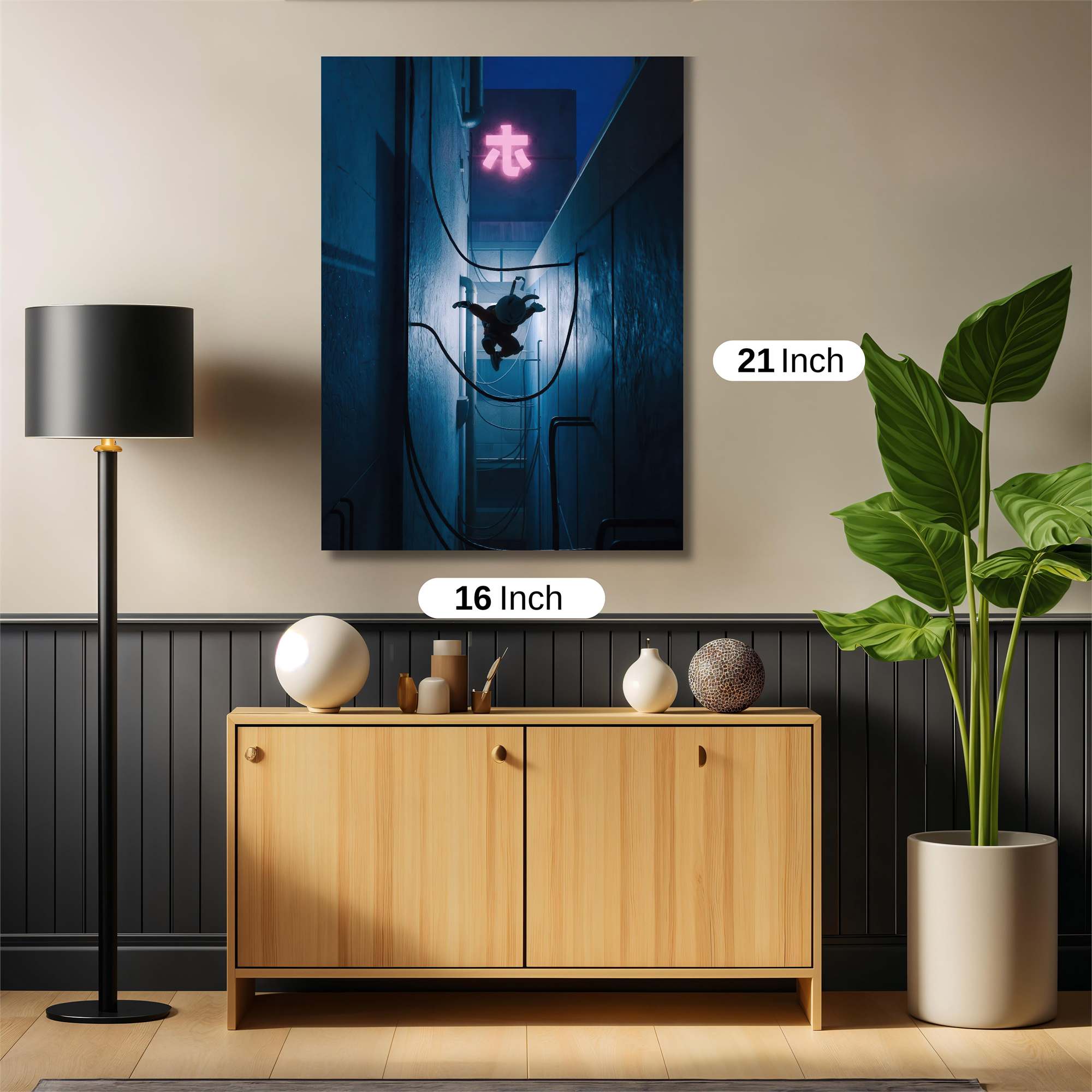 Neon Escape Safe Wall Magnetic / M