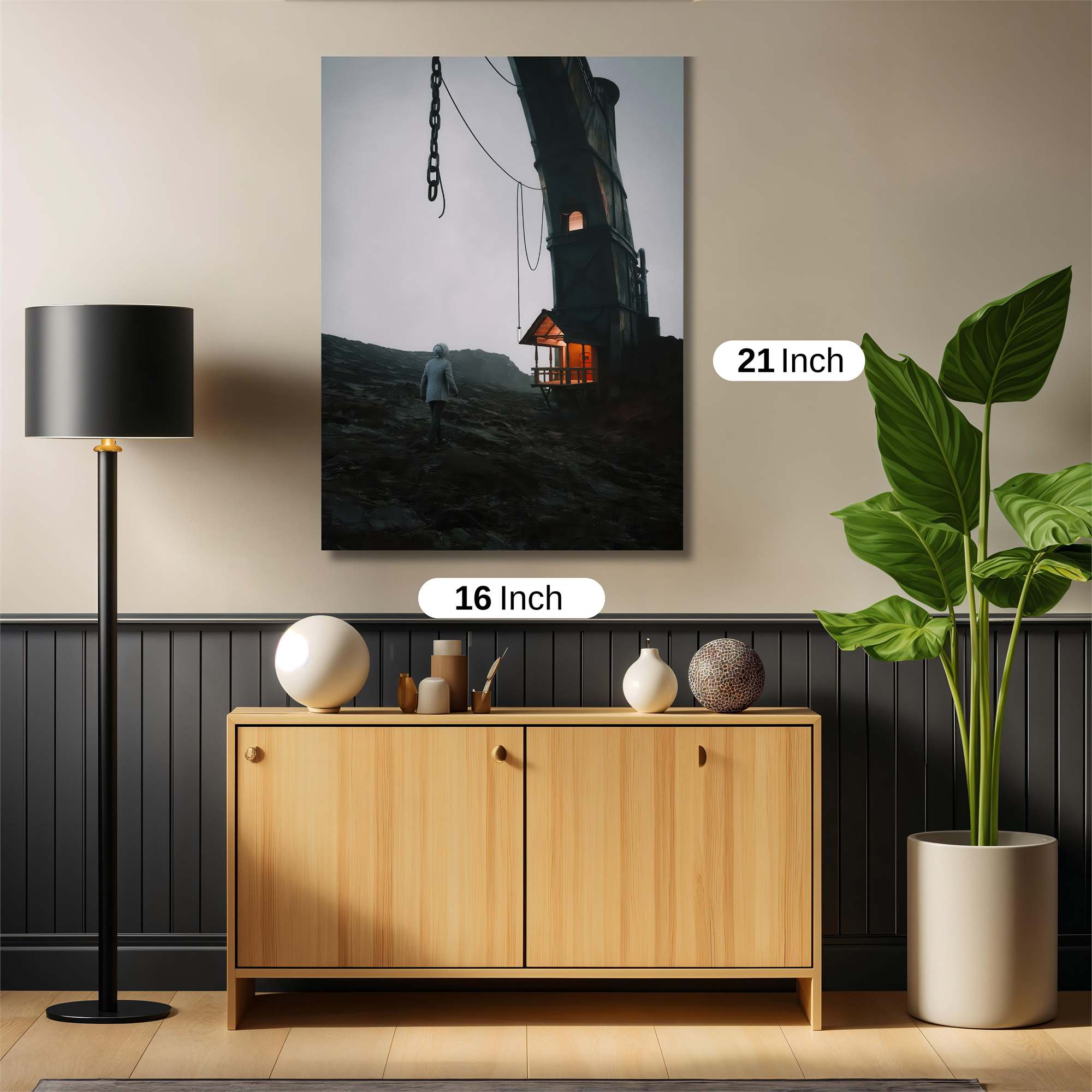 Tower Gloom Safe Wall Magnetic / M