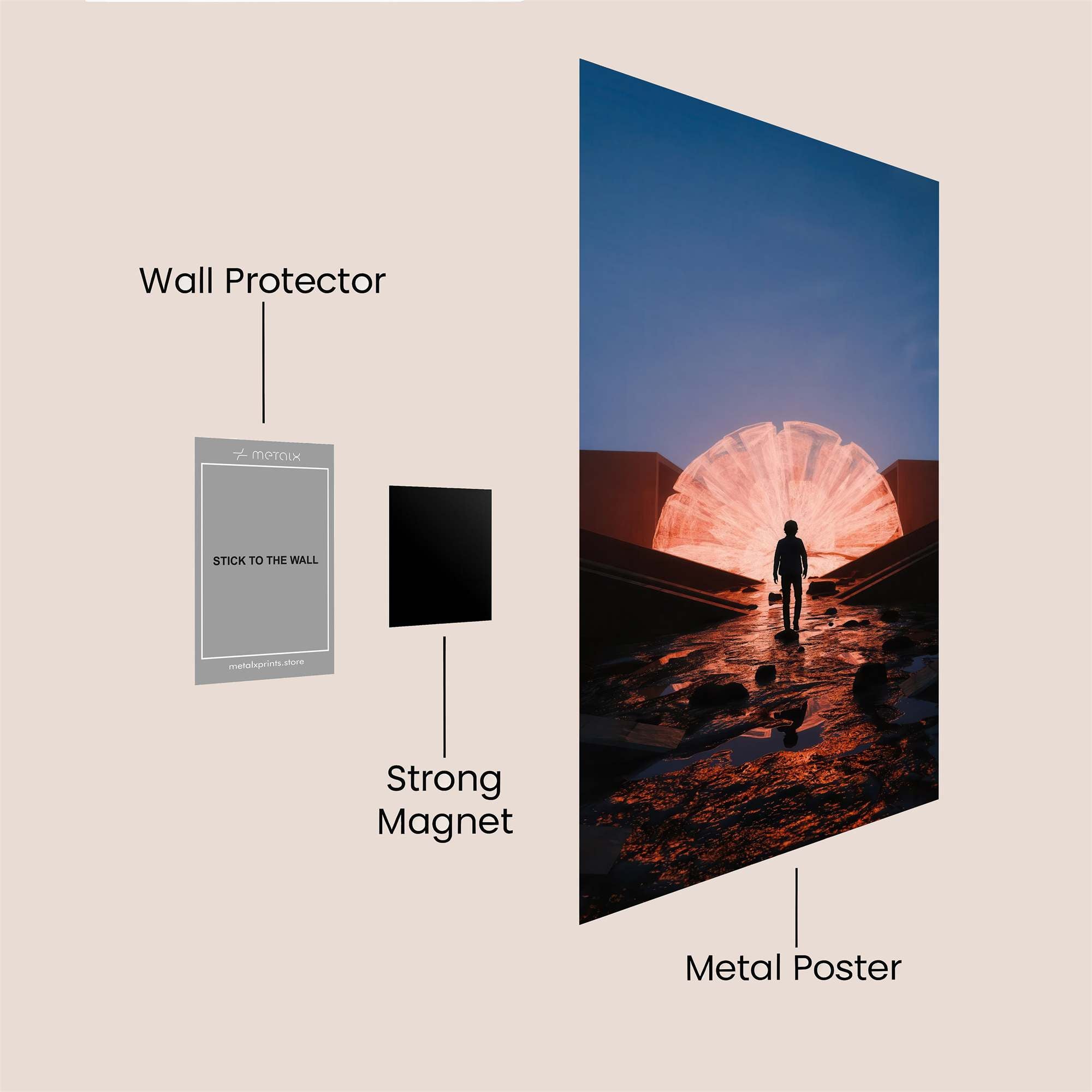 Gateway Serene Safe Wall Magnetic / M