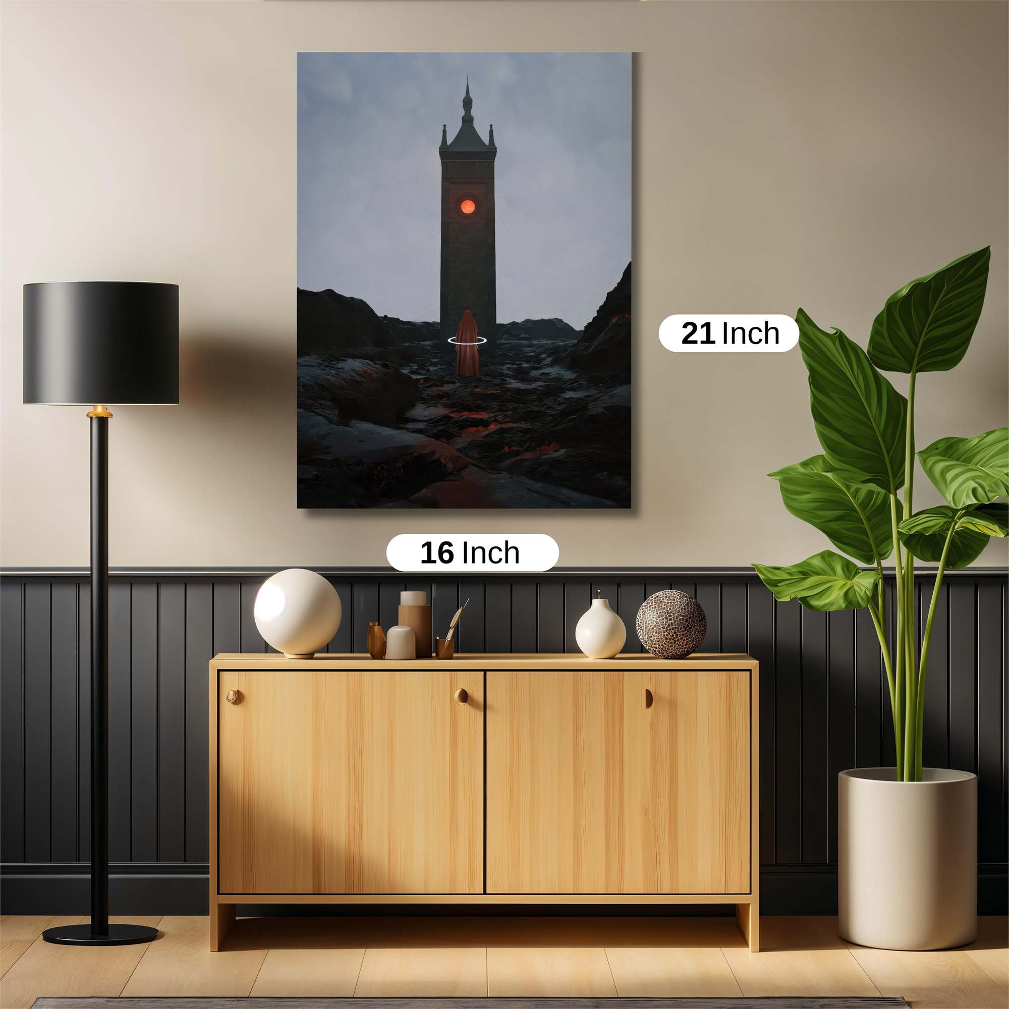Tower Gloom Safe Wall Magnetic / M