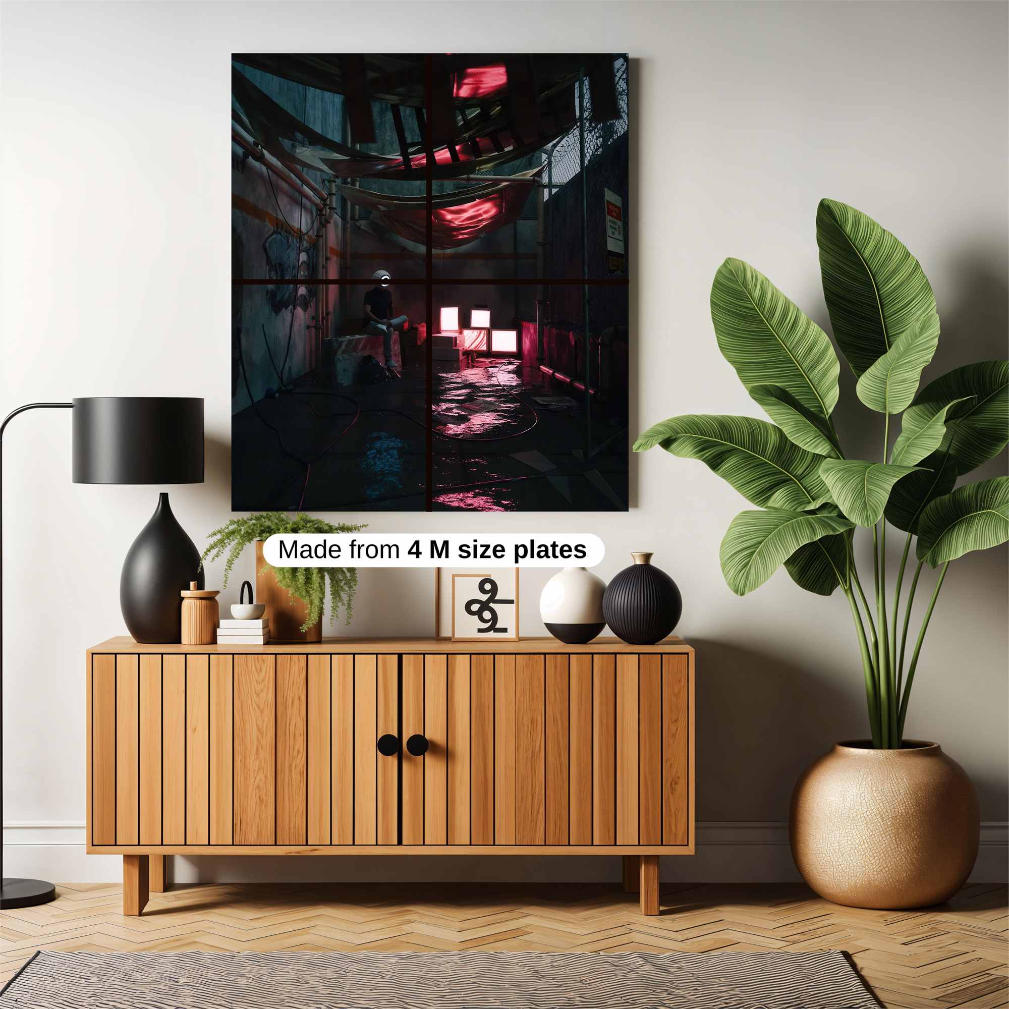 Masked Melancholy Safe Wall Magnetic / M