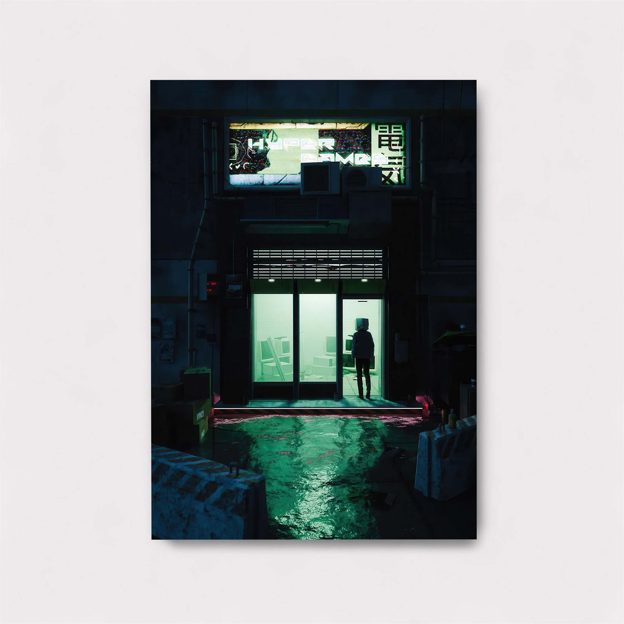 Neon Mystery Safe Wall Magnetic / M