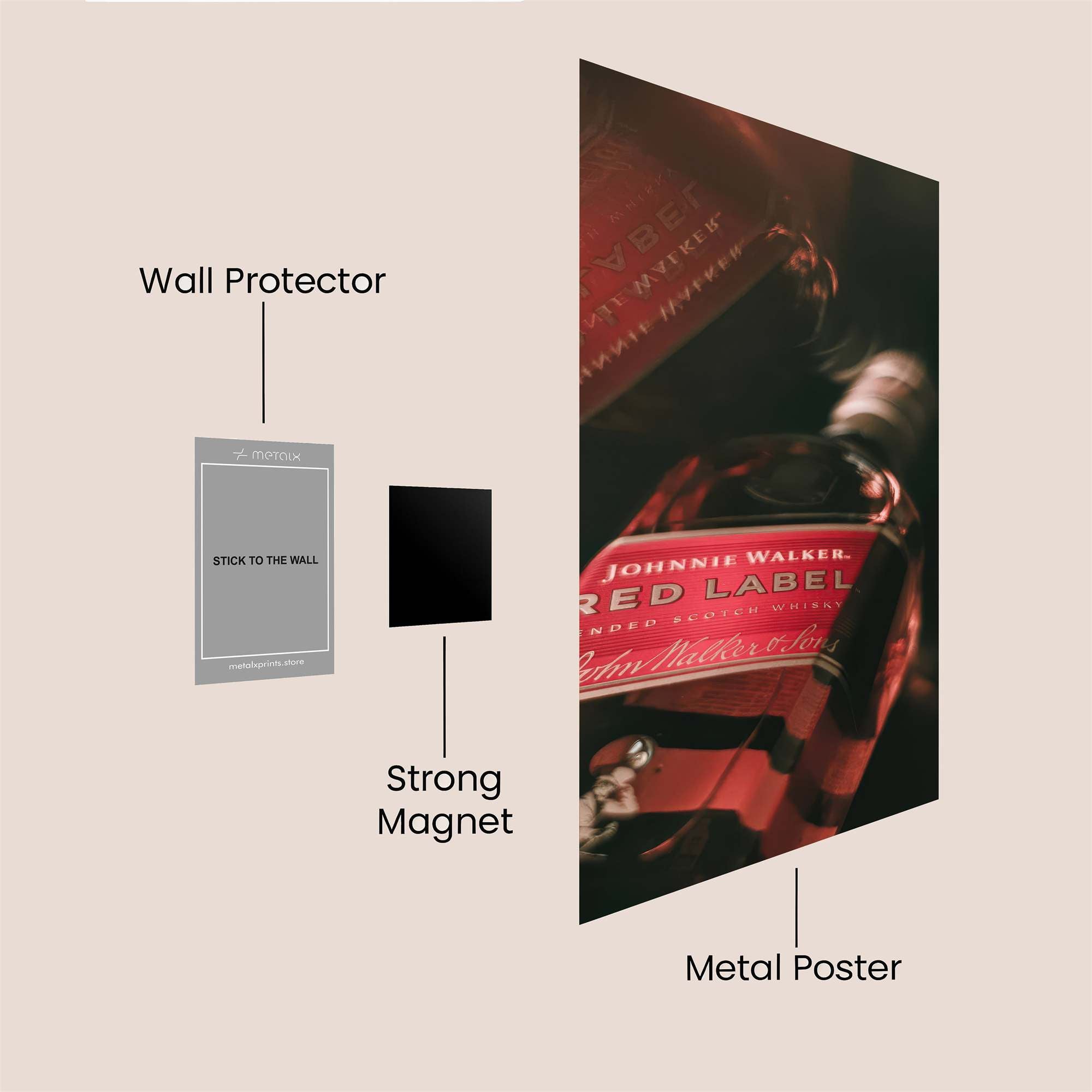 Whiskey Warmth Safe Wall Magnetic / M