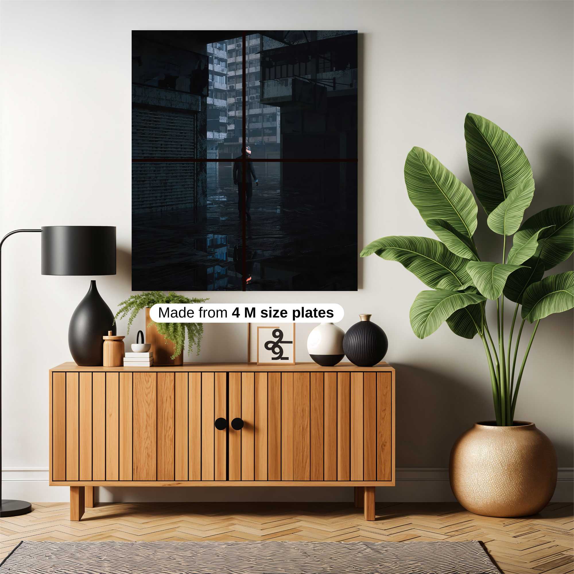 Shadowed Solitude Safe Wall Magnetic / M