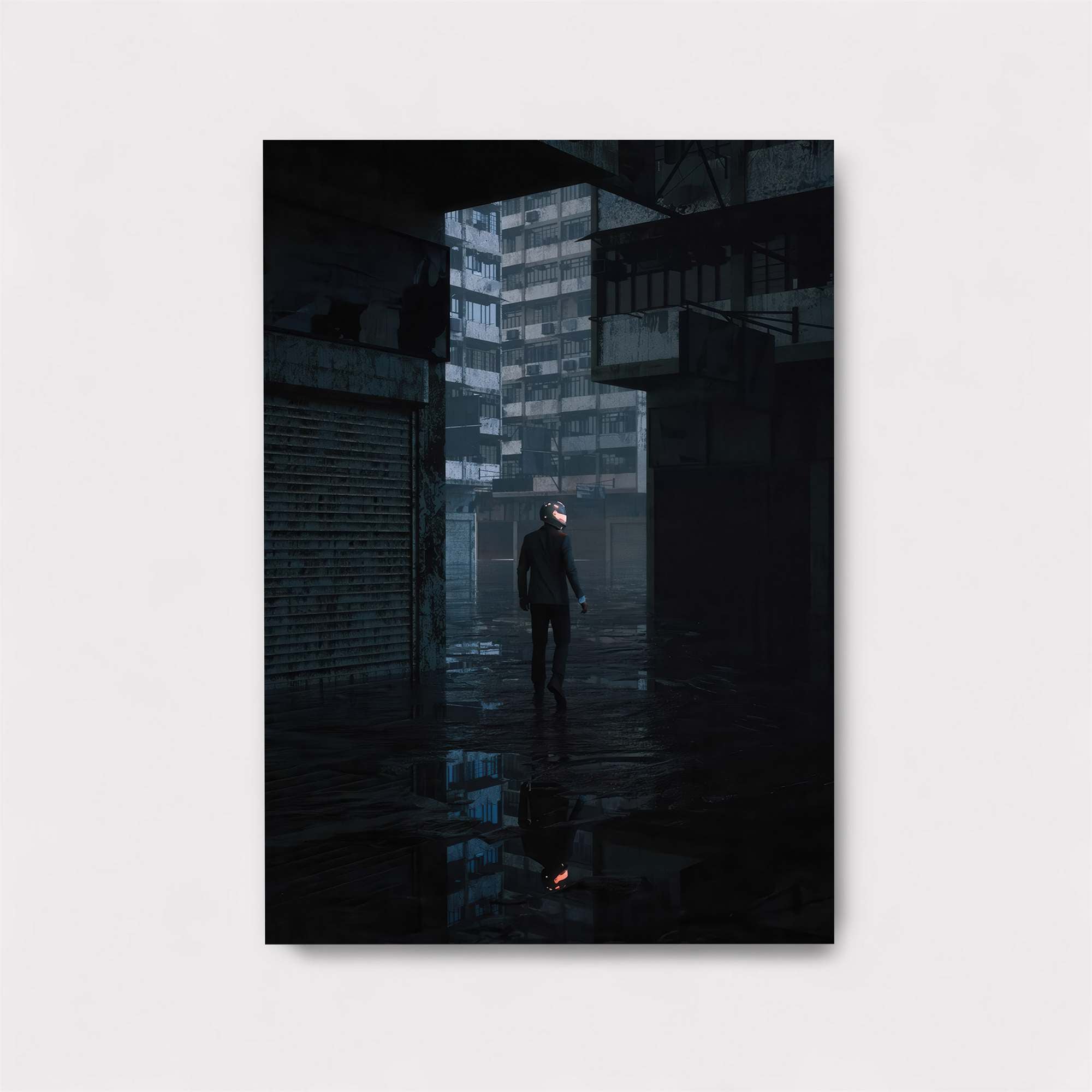 Shadowed Solitude Safe Wall Magnetic / M