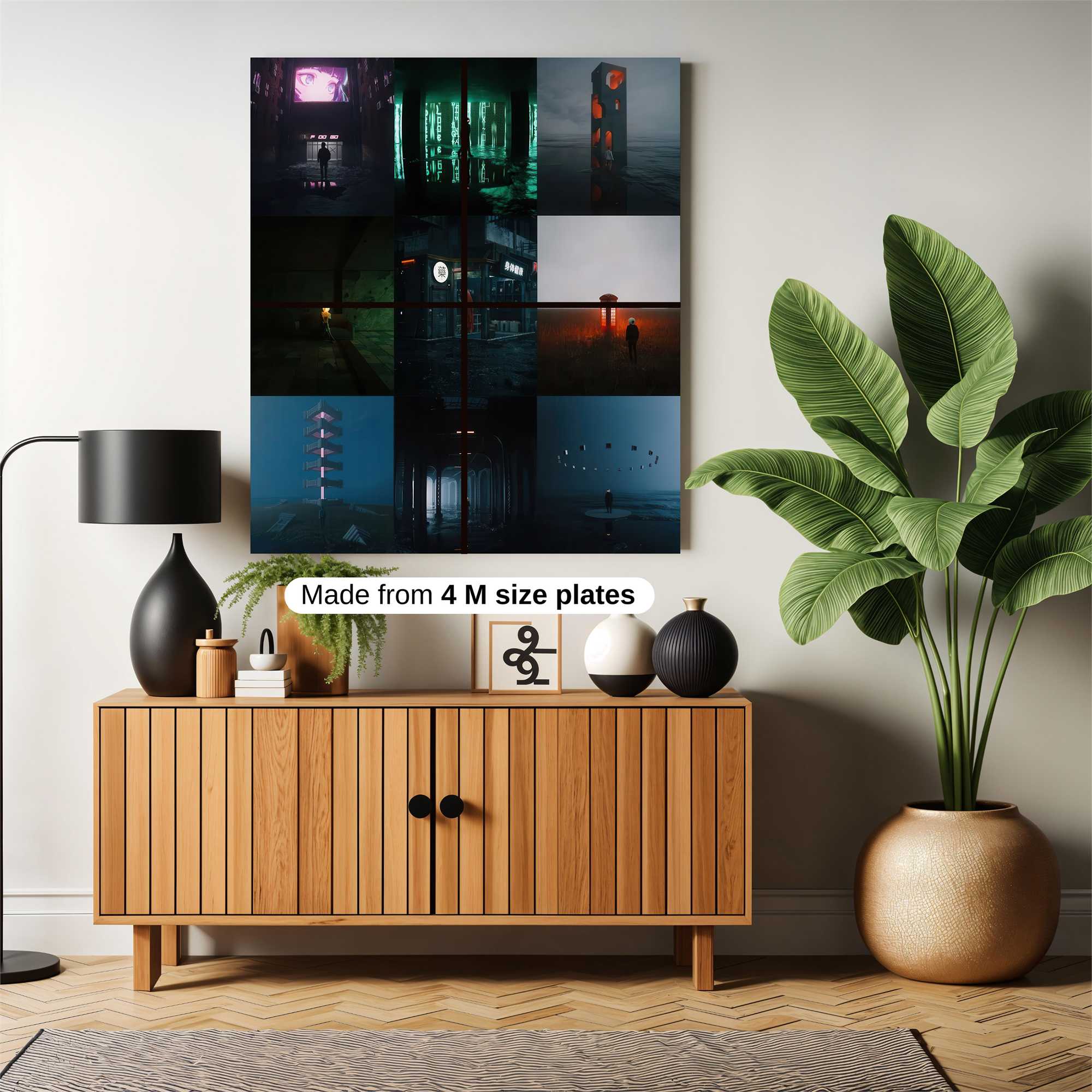 Surreal Solitude Safe Wall Magnetic / M