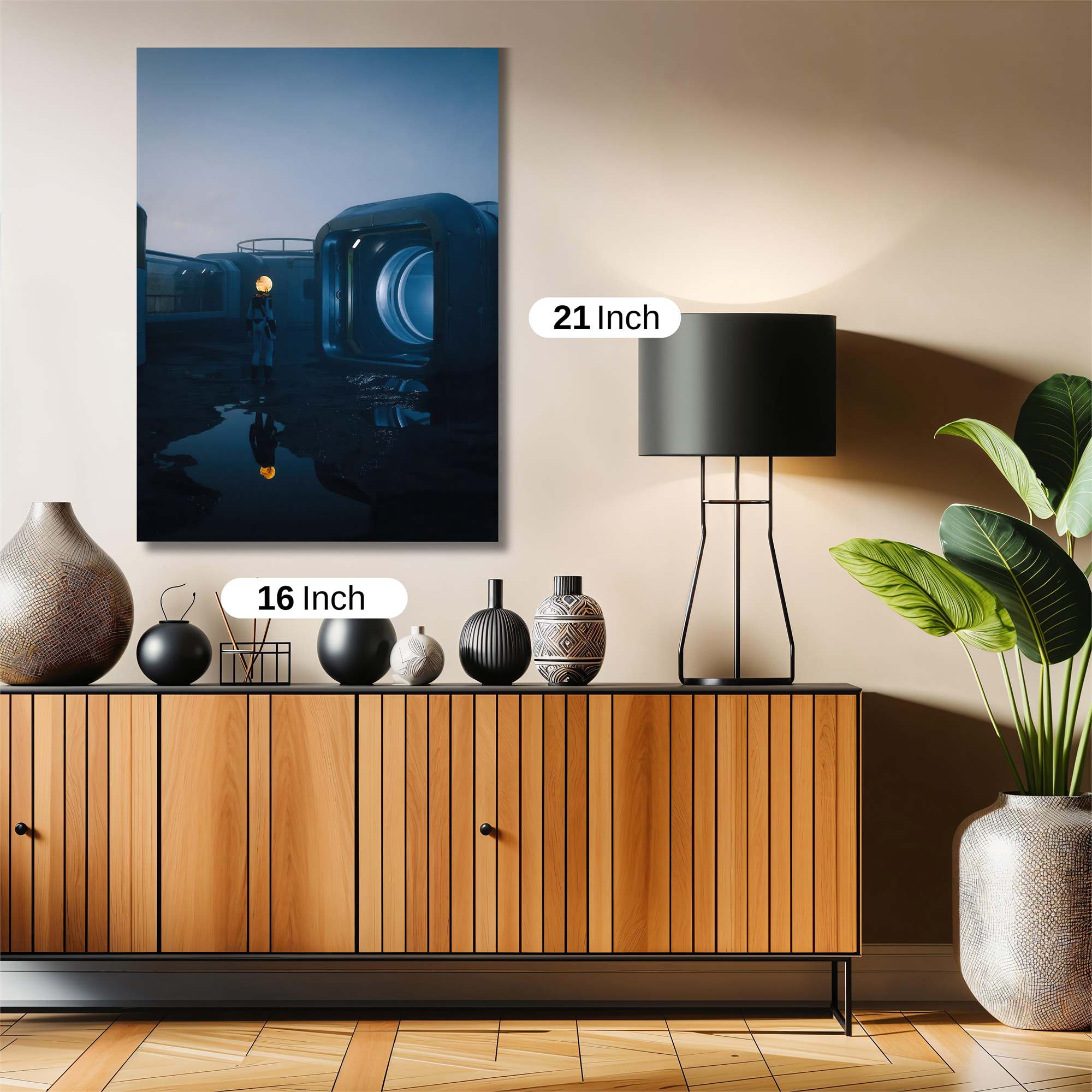 Astronaut Serene Safe Wall Magnetic / M