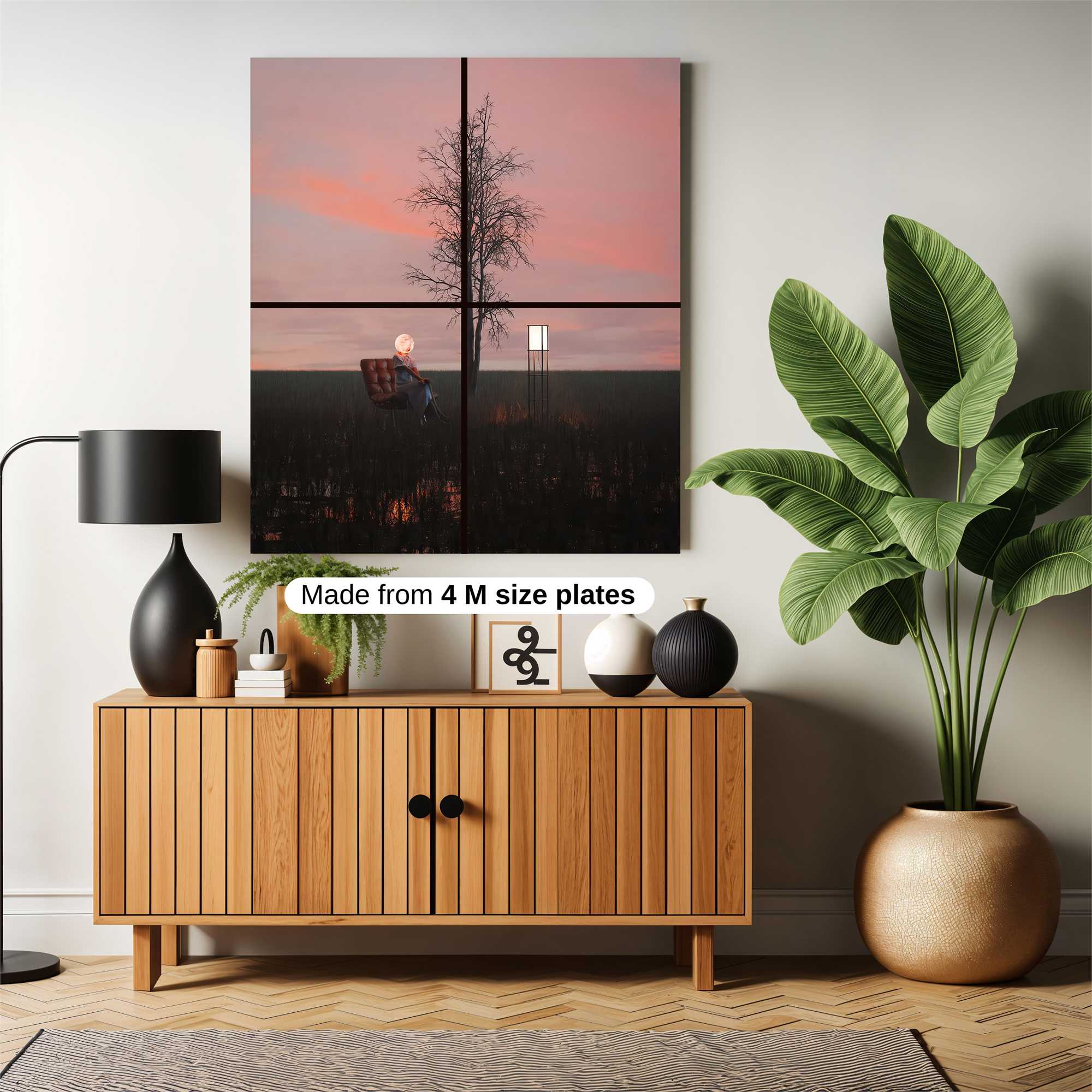 Sunset Solitude Safe Wall Magnetic / M
