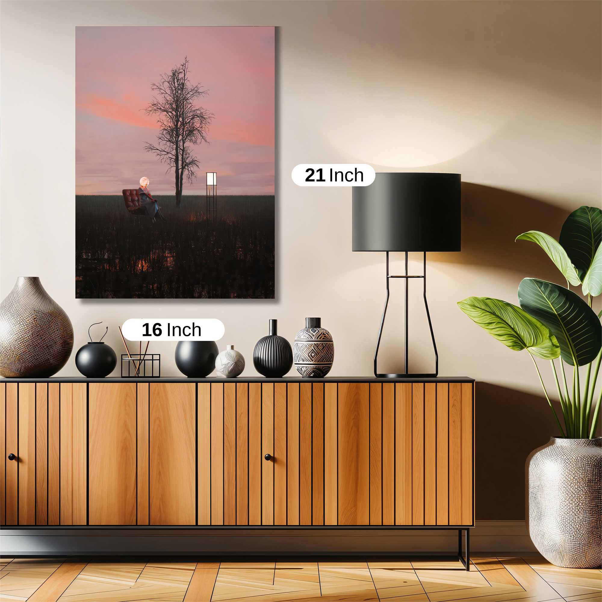 Sunset Solitude Safe Wall Magnetic / M