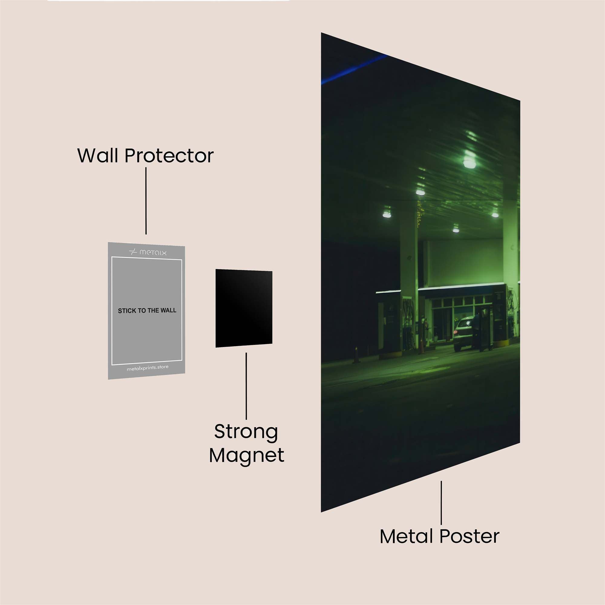 Night Oasis Safe Wall Magnetic / M