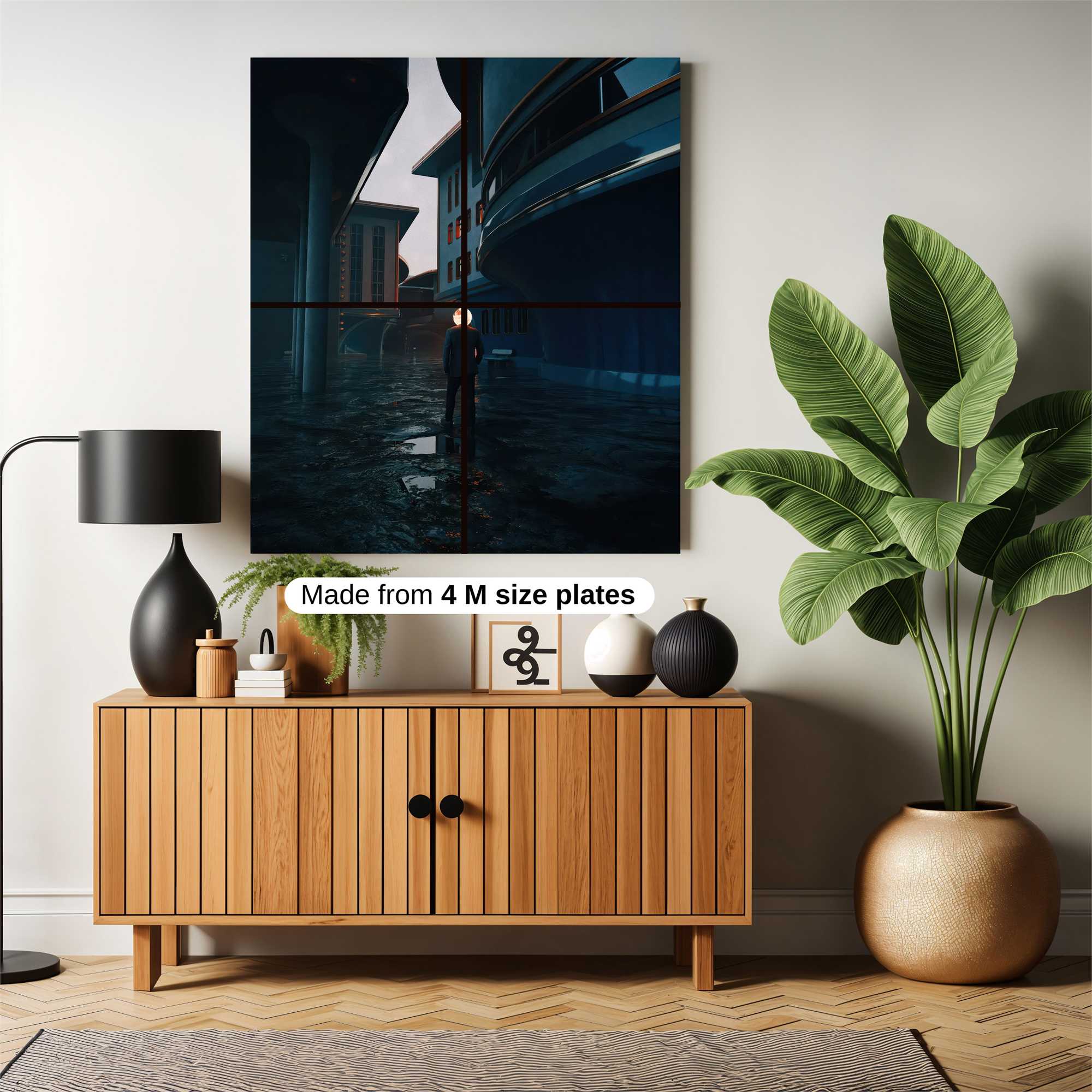 Neon Solitude Safe Wall Magnetic / M