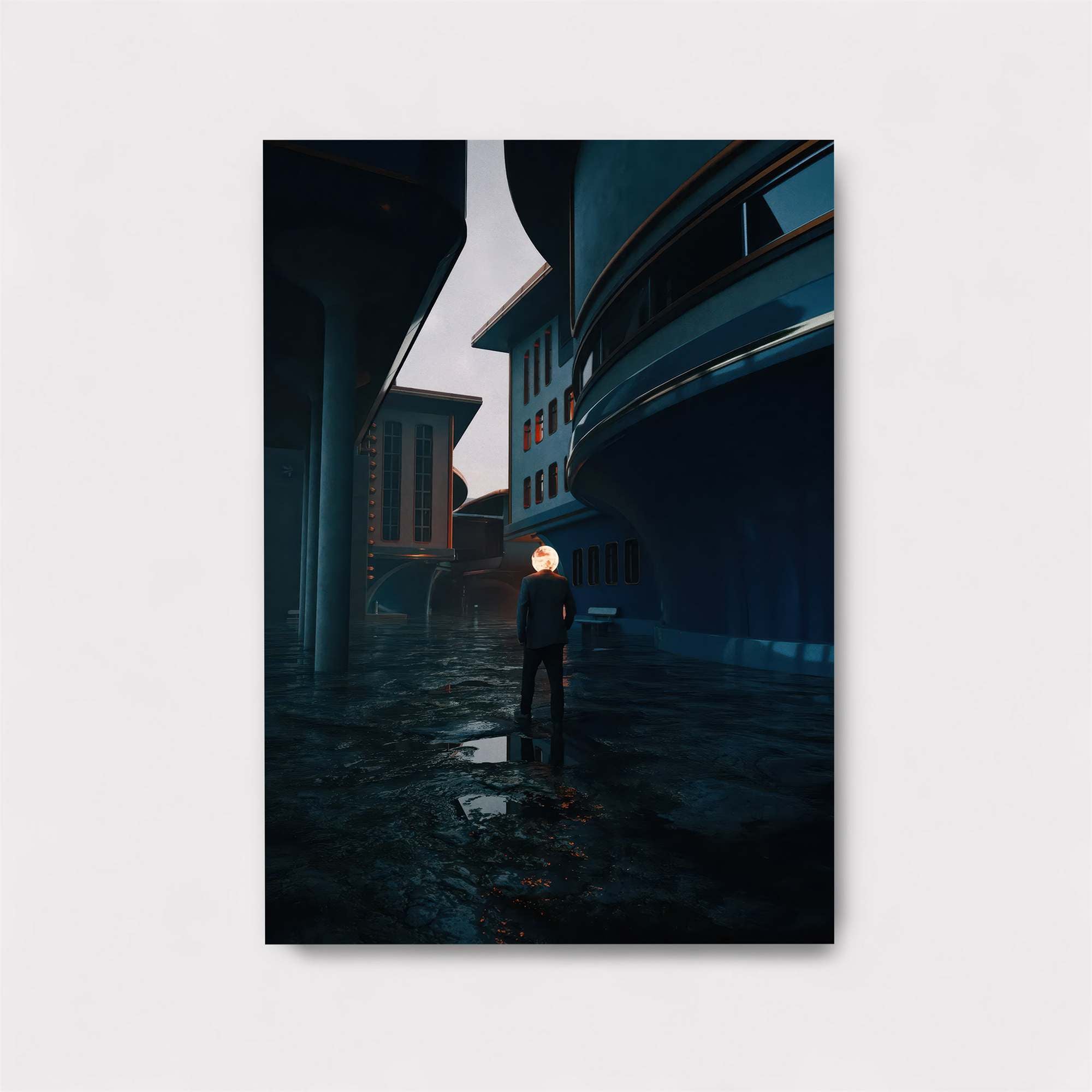 Neon Solitude Safe Wall Magnetic / M
