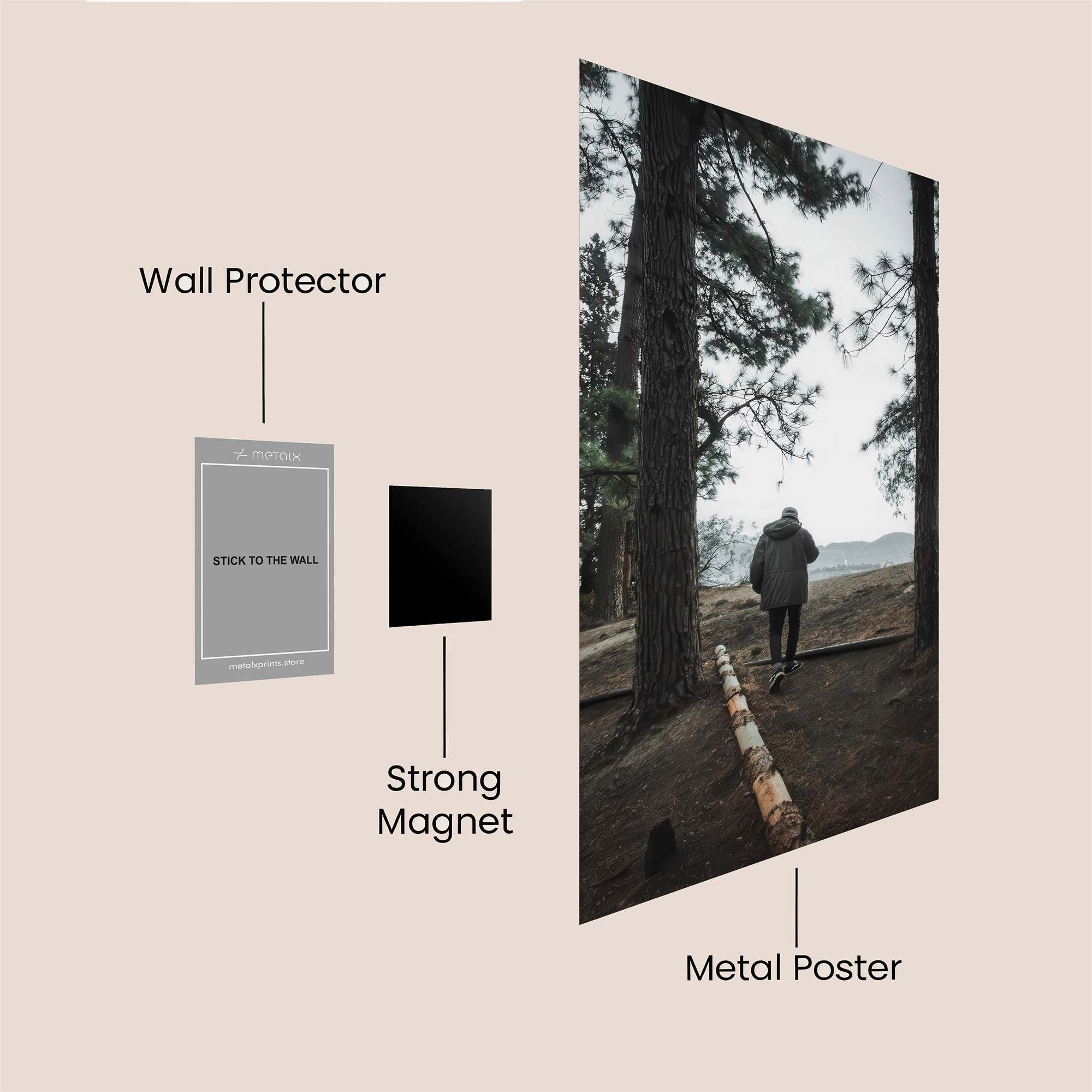 Journey Serene Safe Wall Magnetic / M