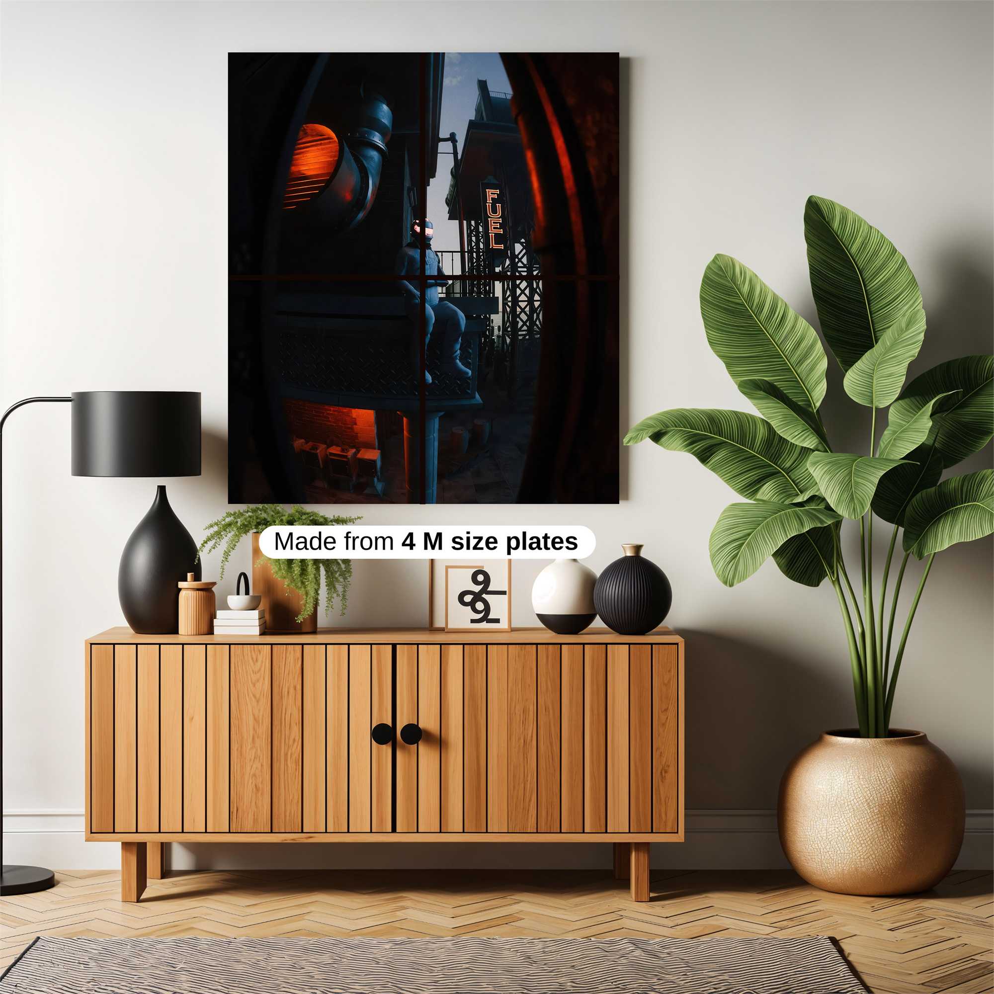 Neon Solitude Safe Wall Magnetic / M