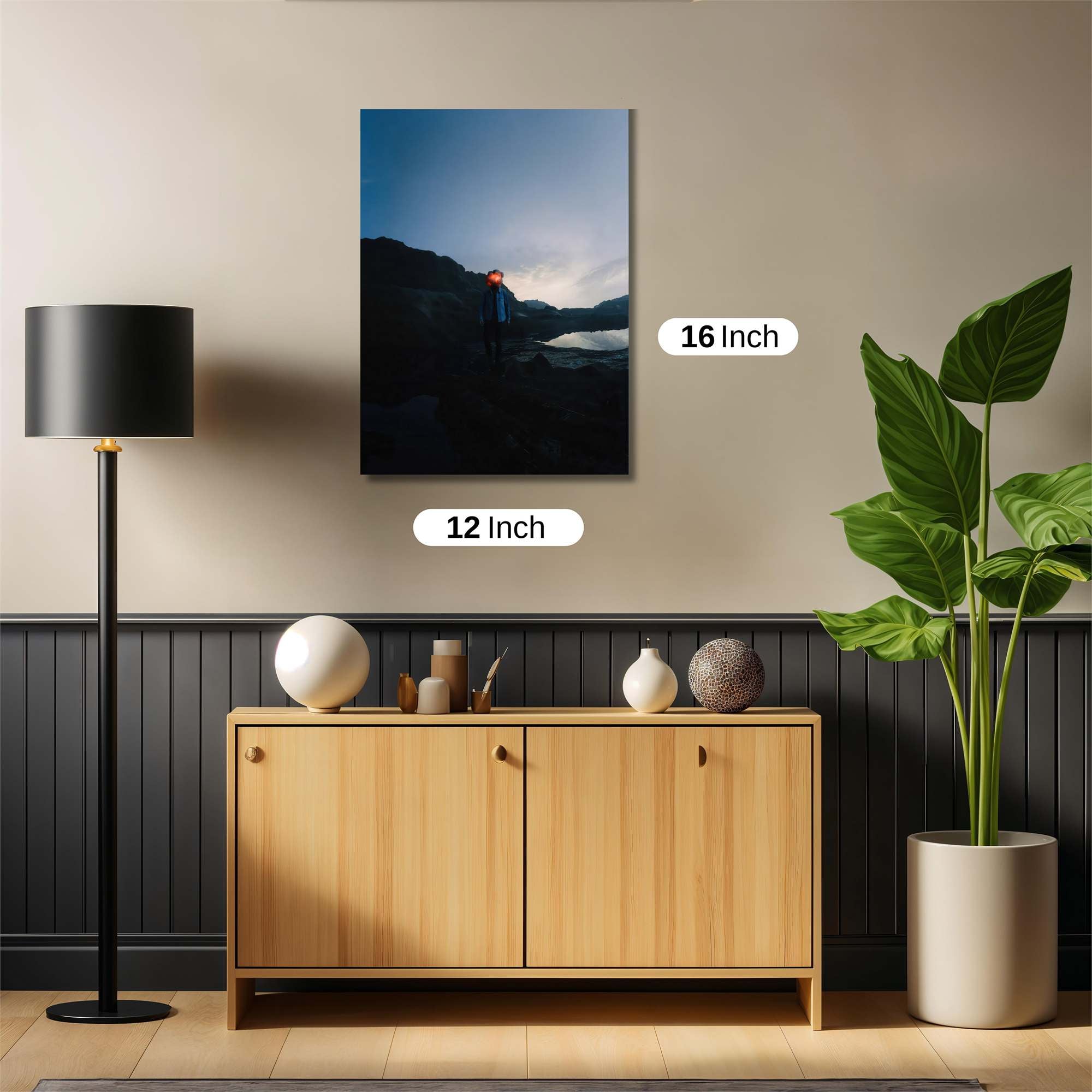 Hiker Serene Safe Wall Magnetic / M