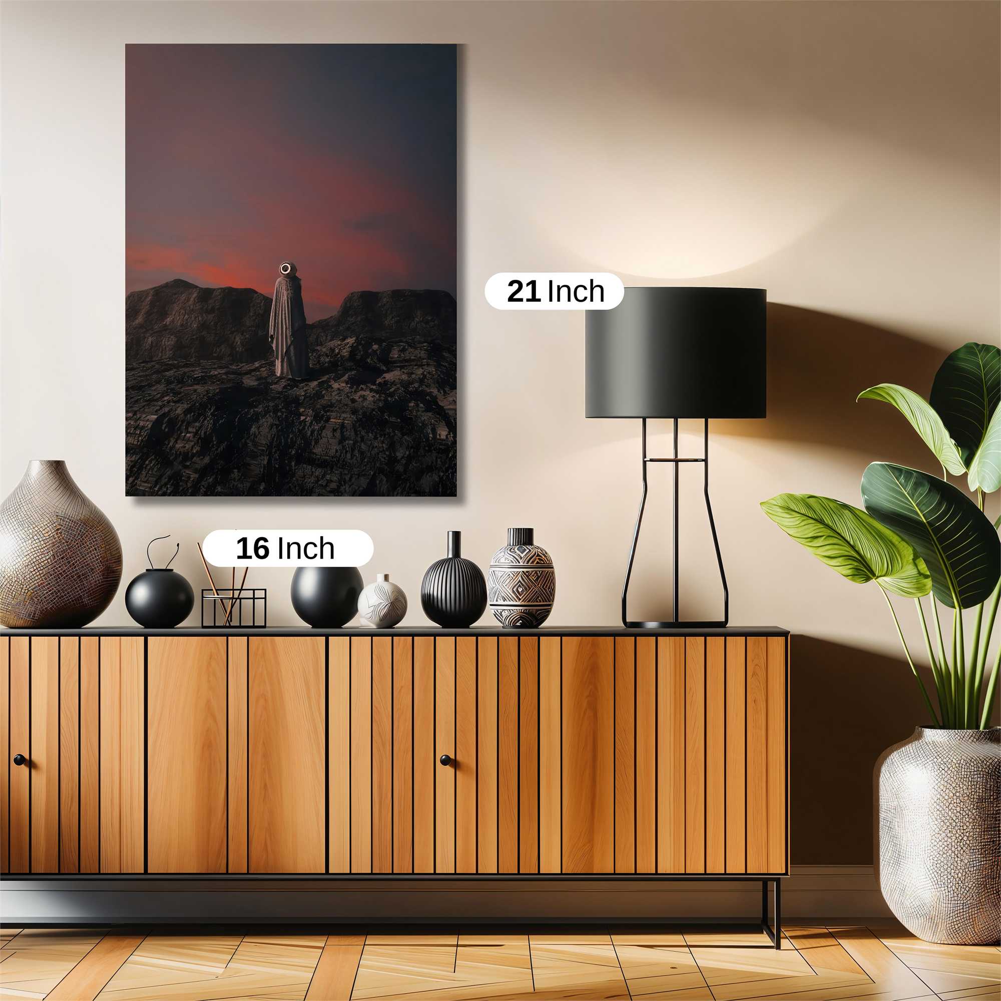 Statue Solitude Safe Wall Magnetic / M