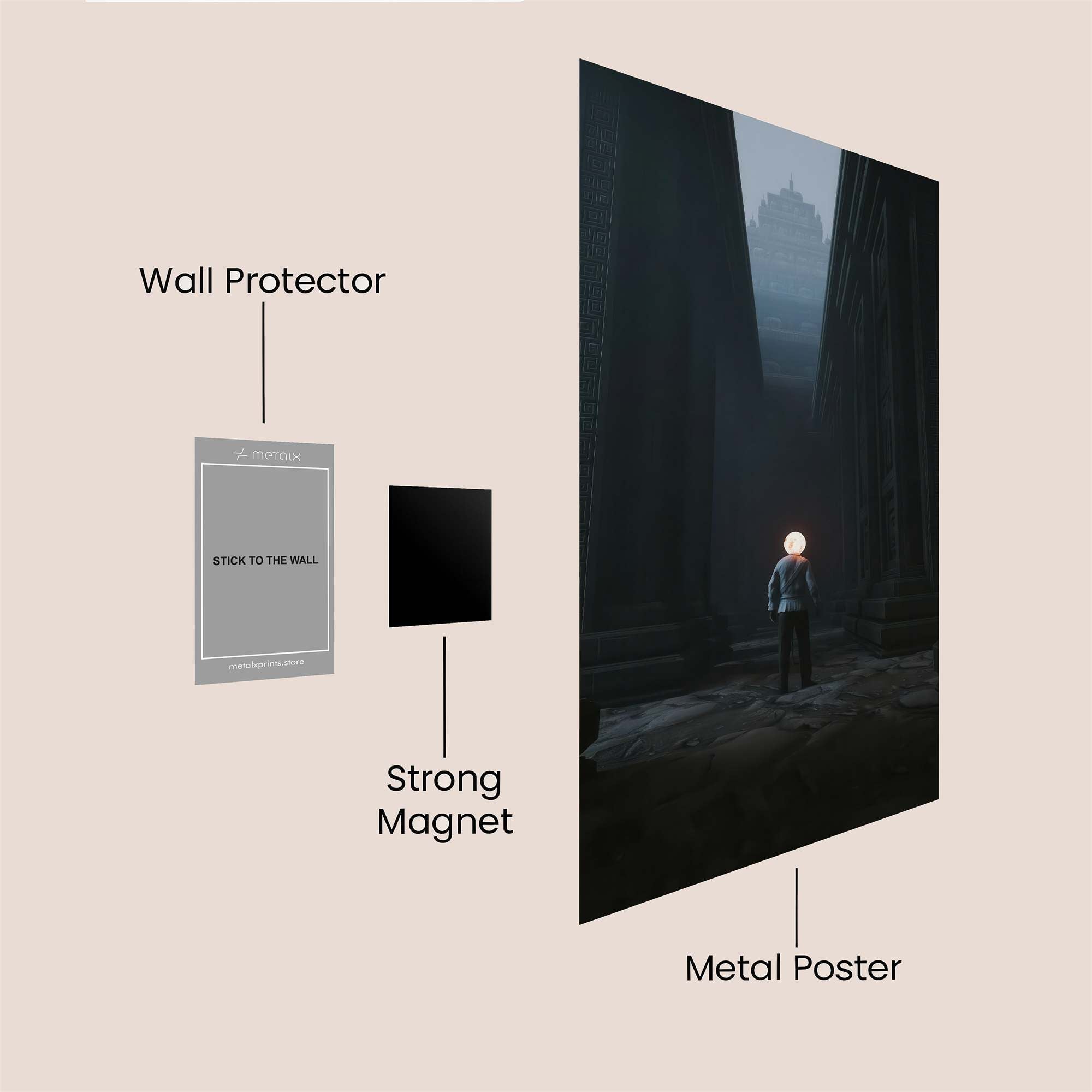 Light Seeker Safe Wall Magnetic / M