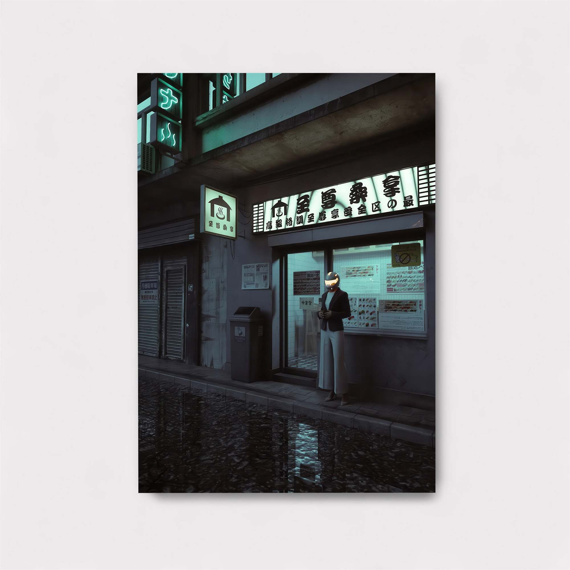 Neon Solitude Safe Wall Magnetic / M