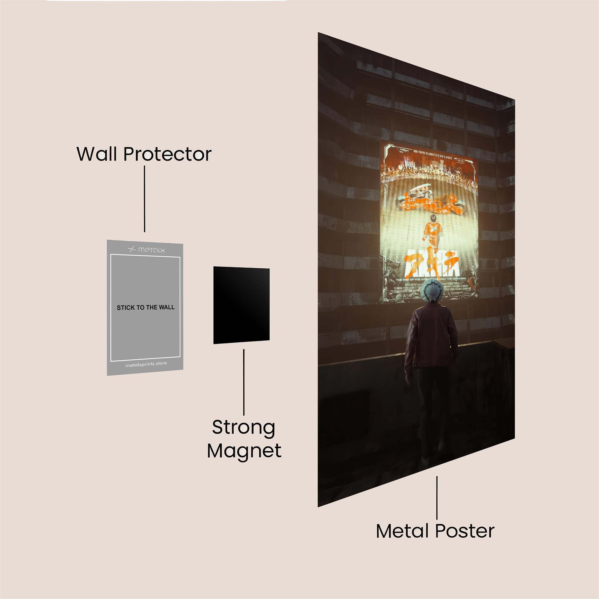 Solemn Vigil Safe Wall Magnetic / M