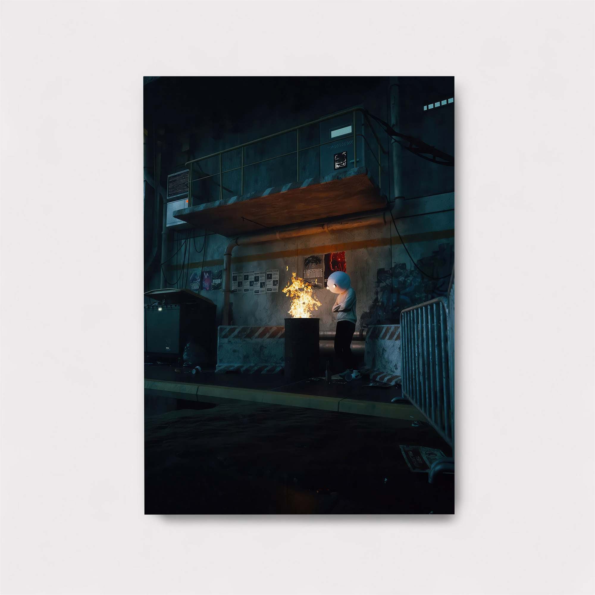 Firelight Vigil Safe Wall Magnetic / M