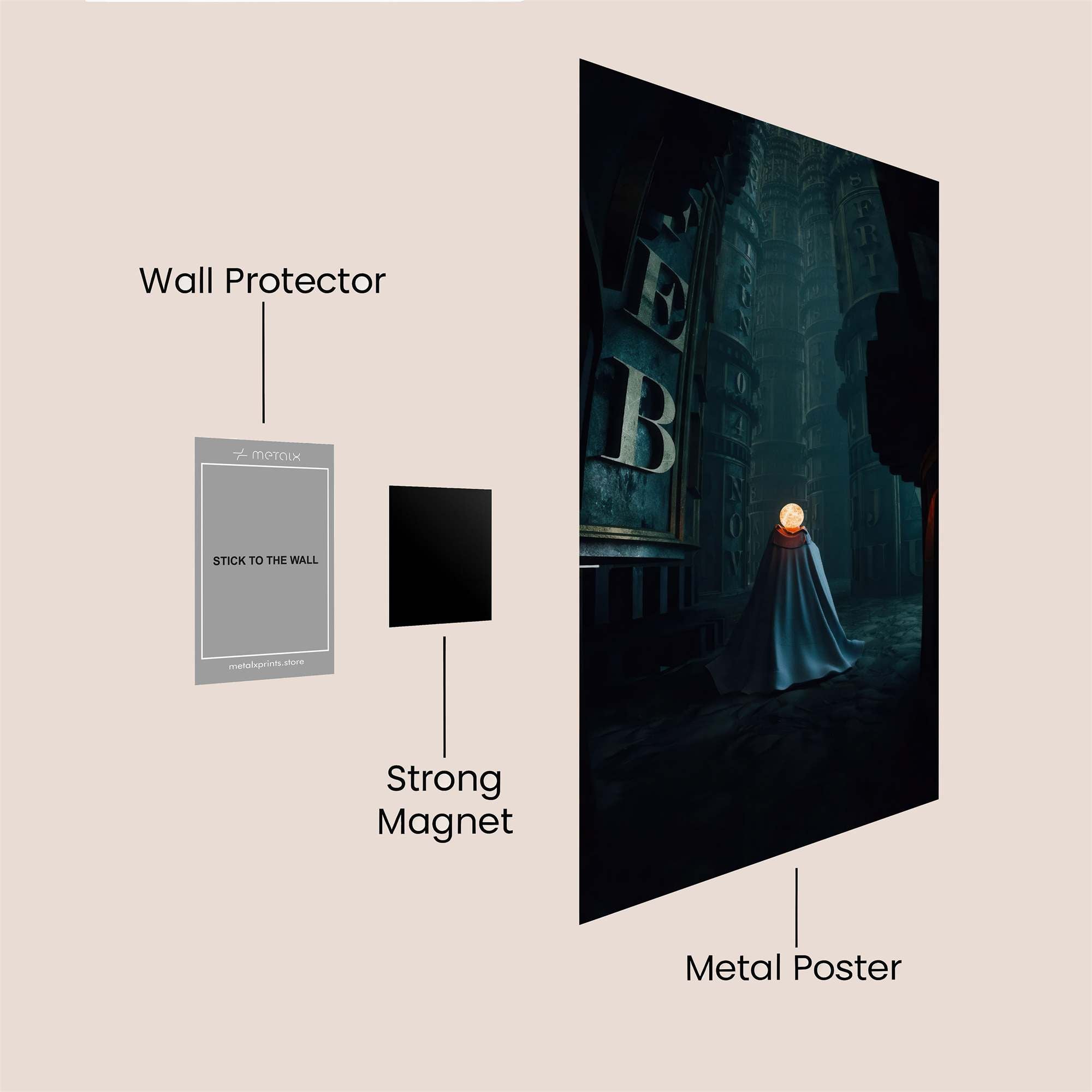 Mystic Gloom Safe Wall Magnetic / M