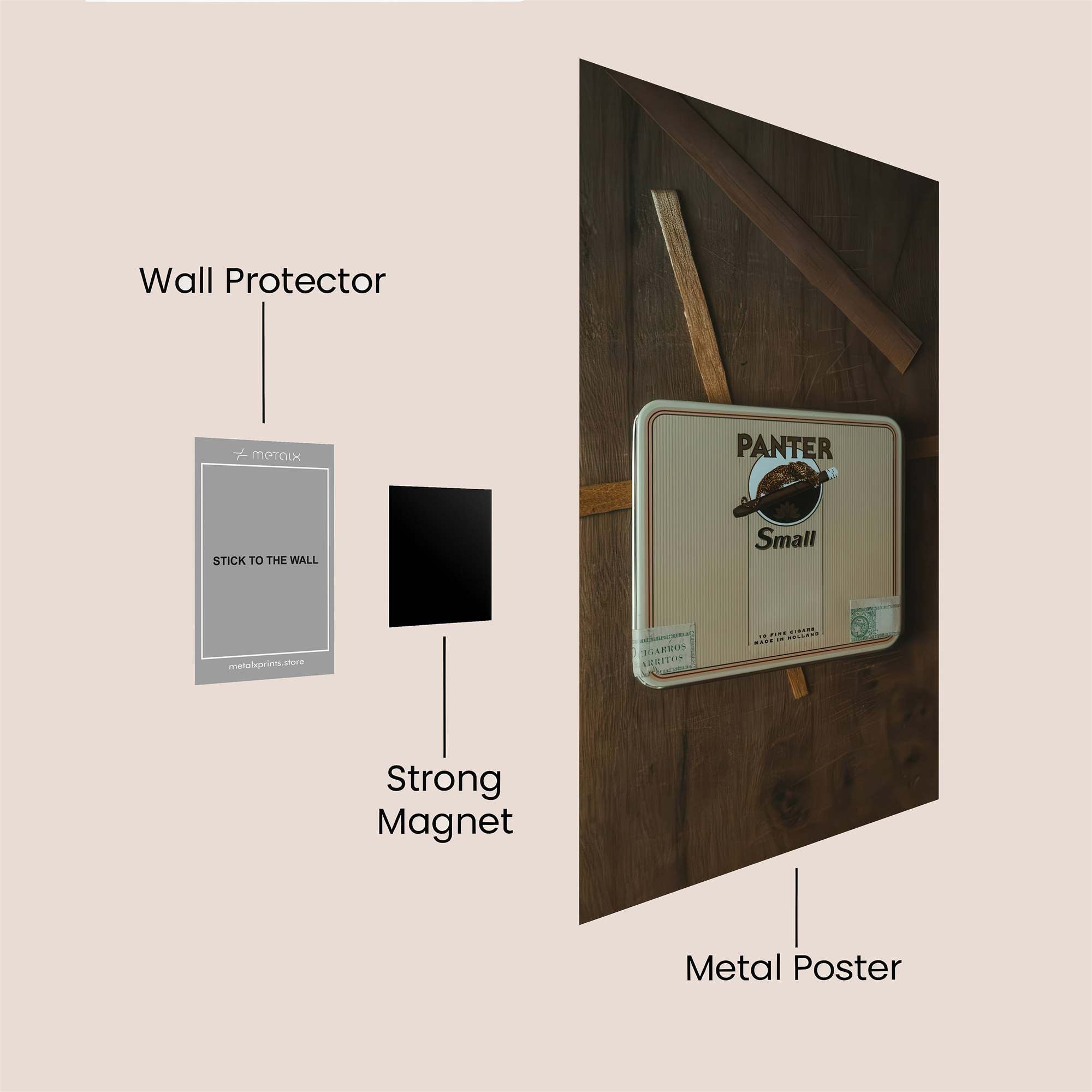 Panter Enigma Safe Wall Magnetic / M