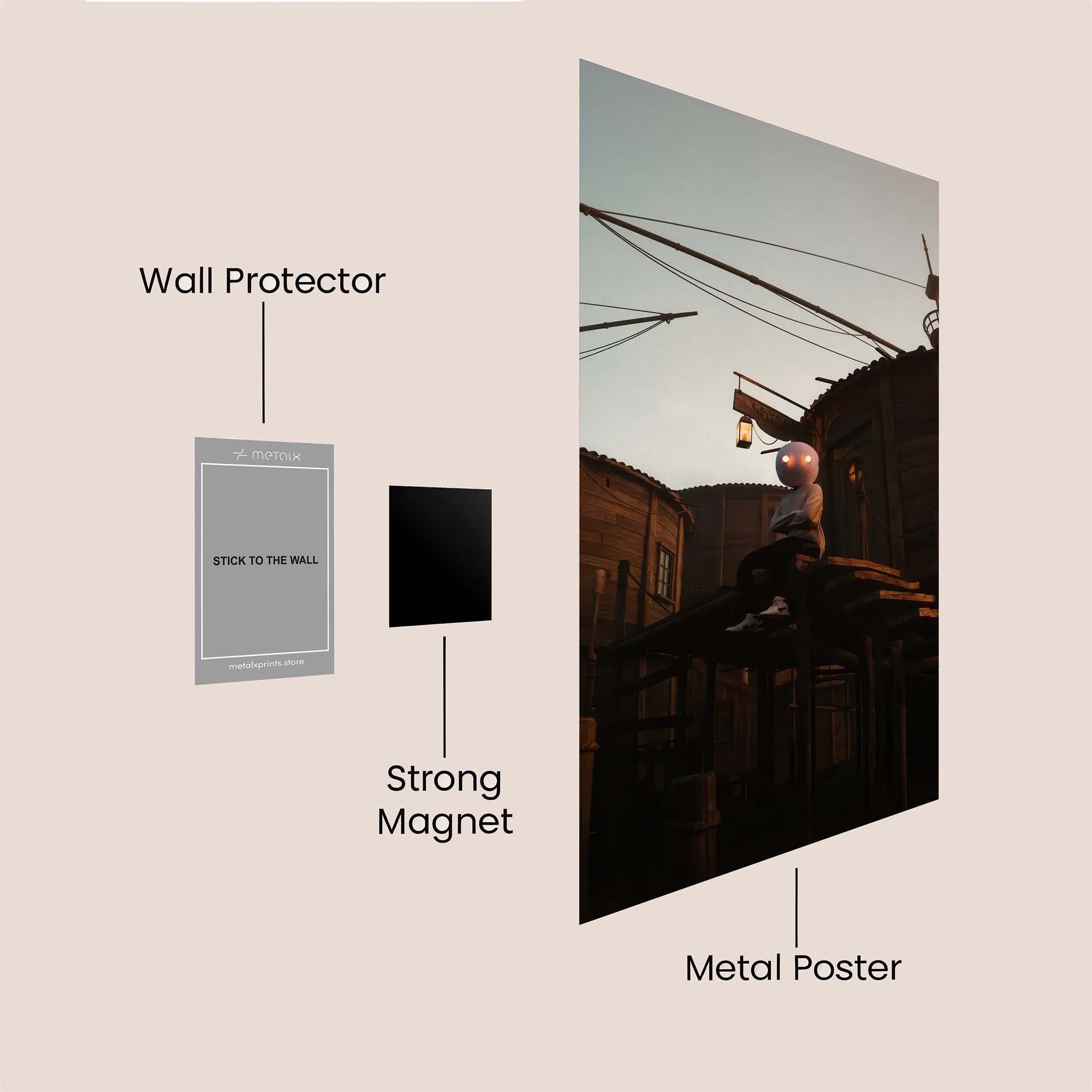 MouseWhisper Safe Wall Magnetic / M