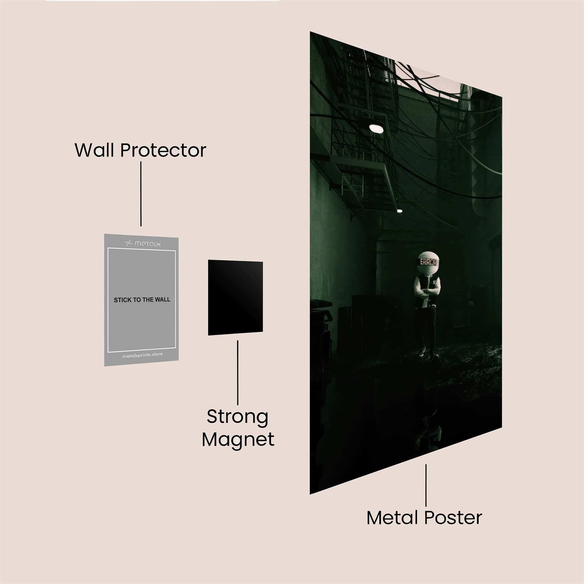 Hugo Lost Safe Wall Magnetic / M