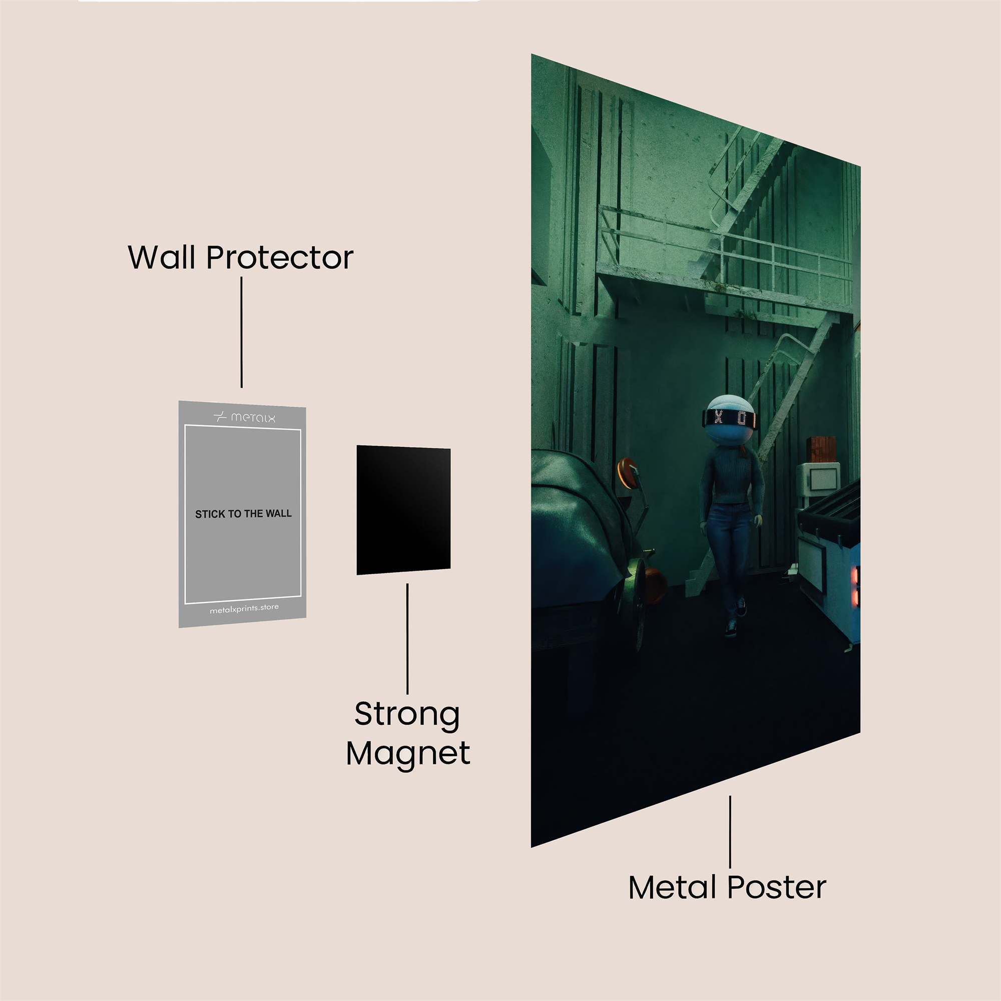 Android Enigma Safe Wall Magnetic / M