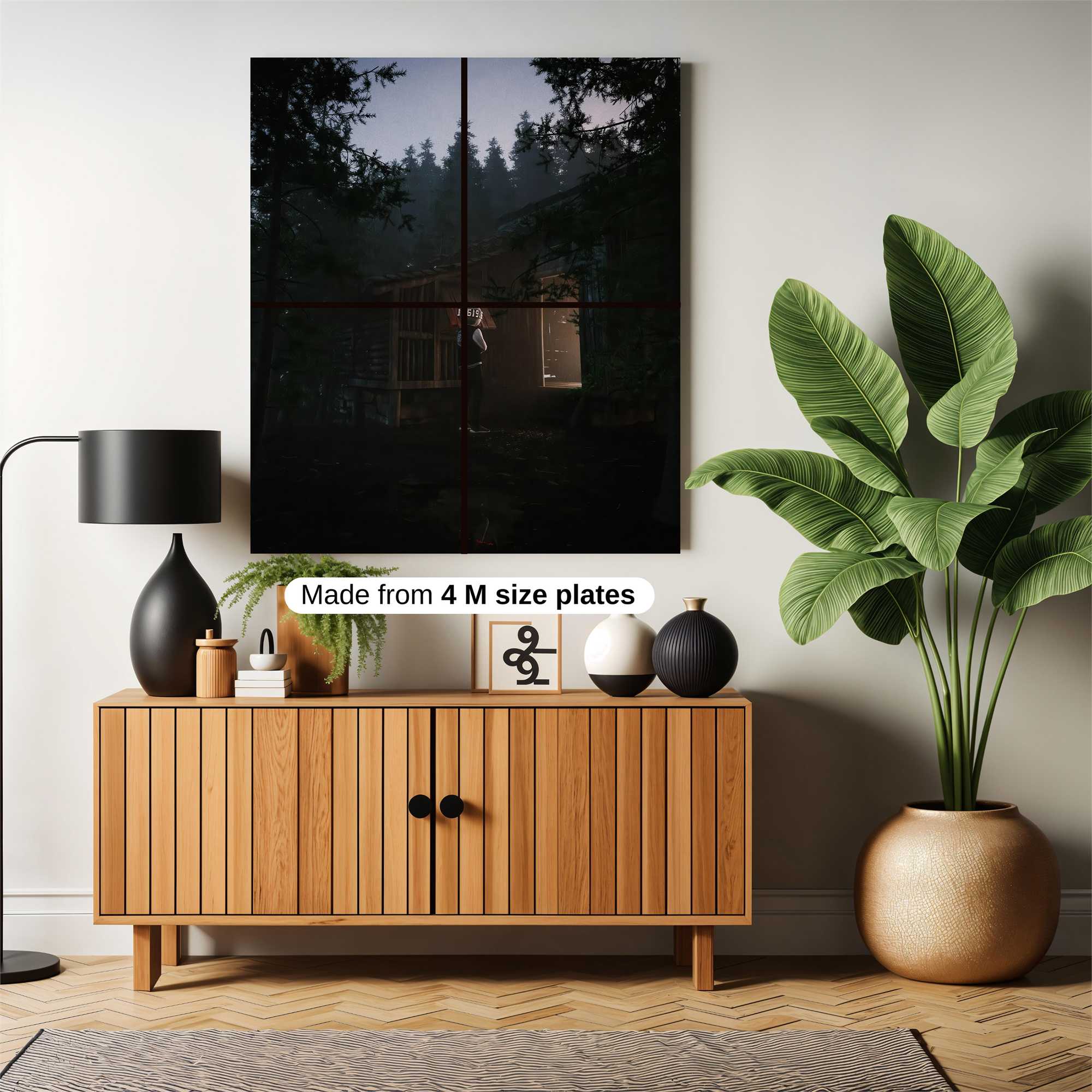 Cabin Solitude Safe Wall Magnetic / M