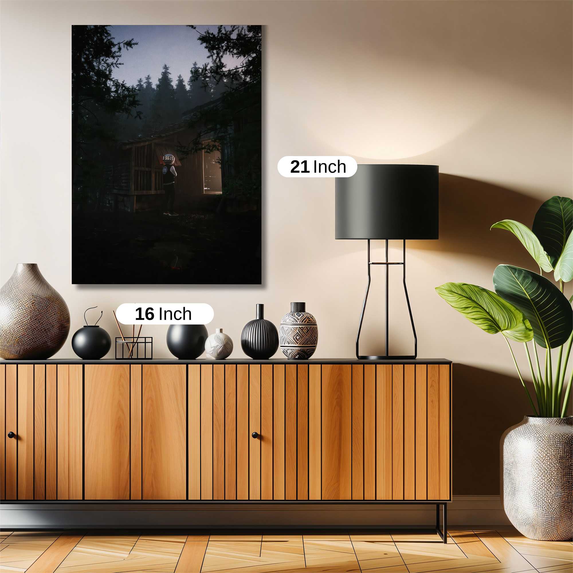 Cabin Solitude Safe Wall Magnetic / M