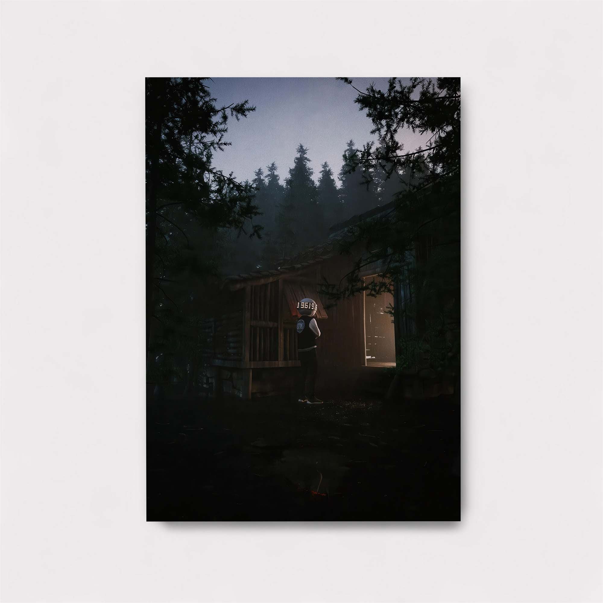 Cabin Solitude Safe Wall Magnetic / M