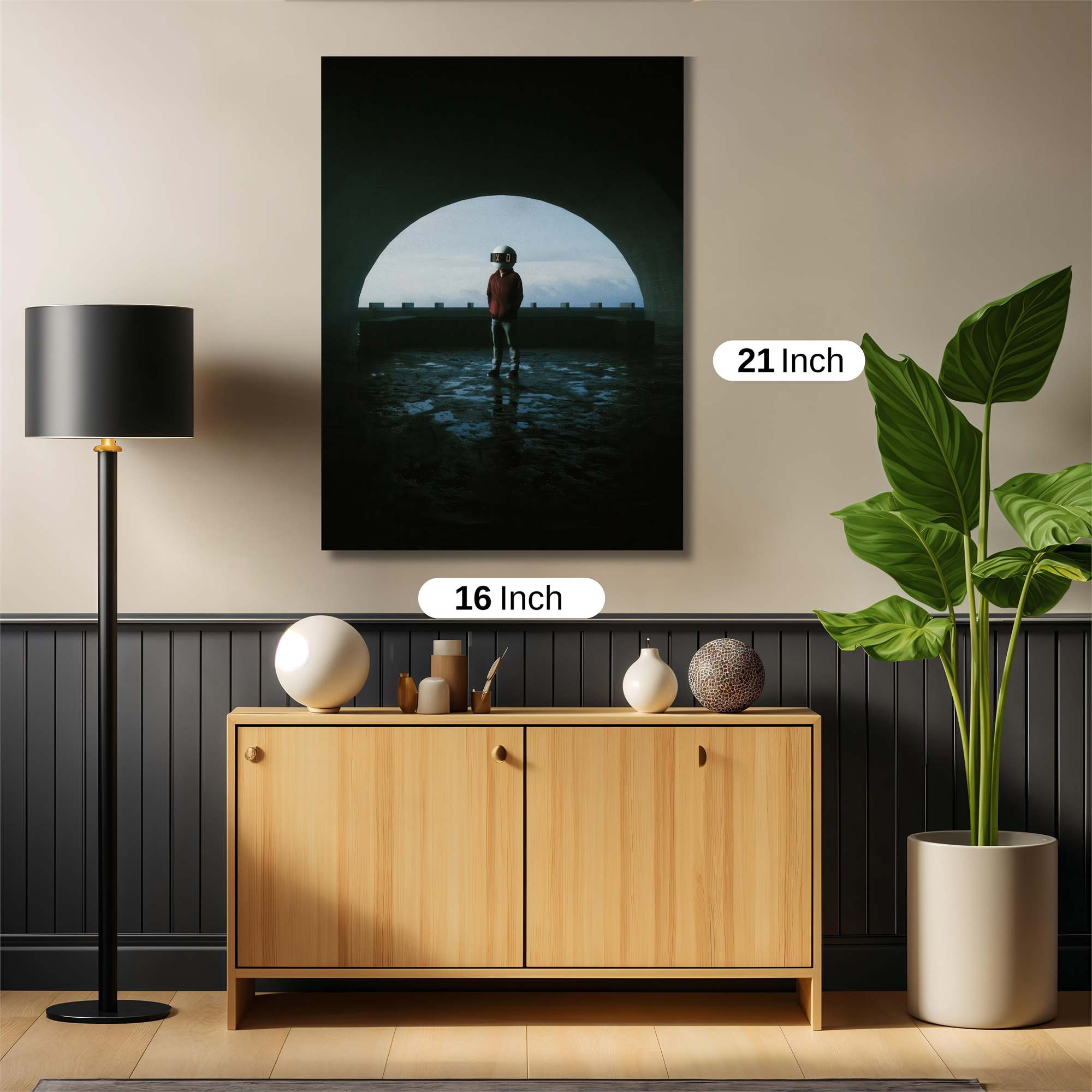 Tunnel Tranquil Safe Wall Magnetic / M