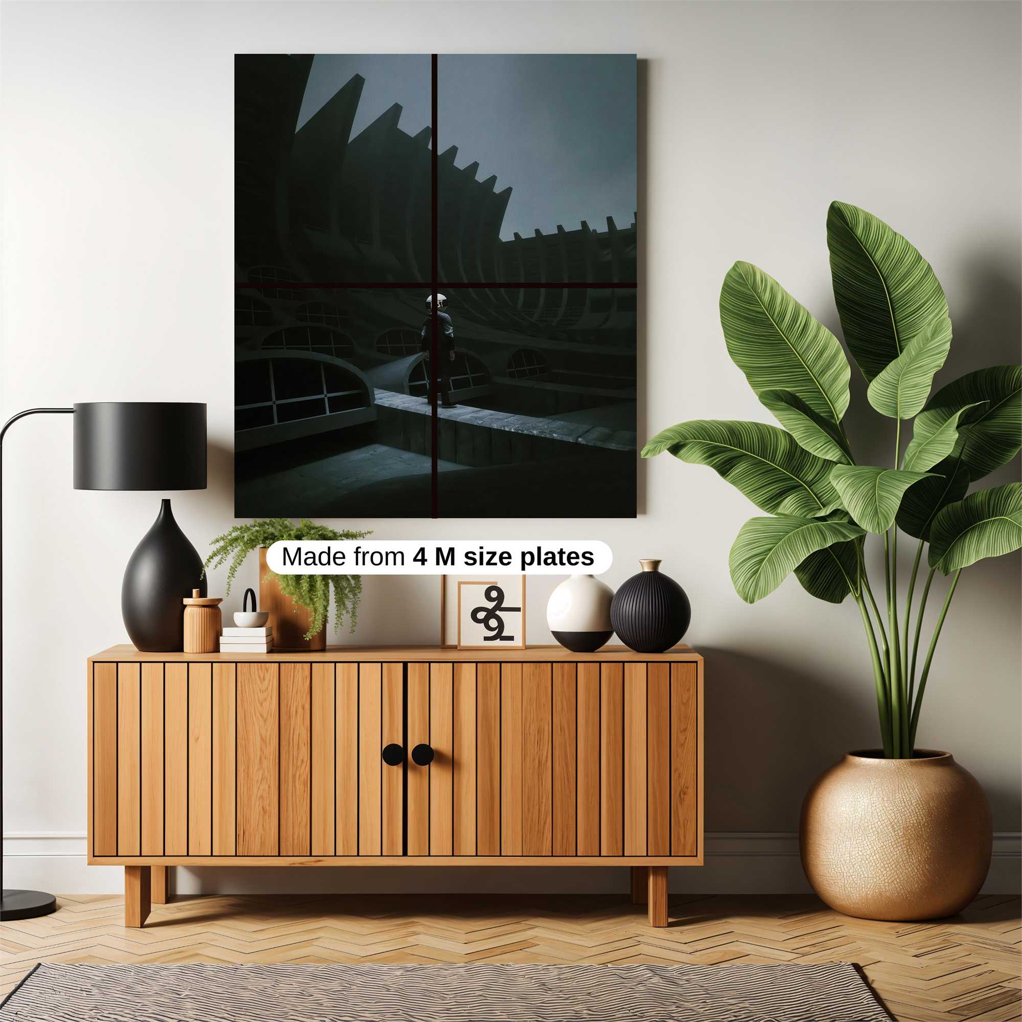 Silhouette Solitude Safe Wall Magnetic / M