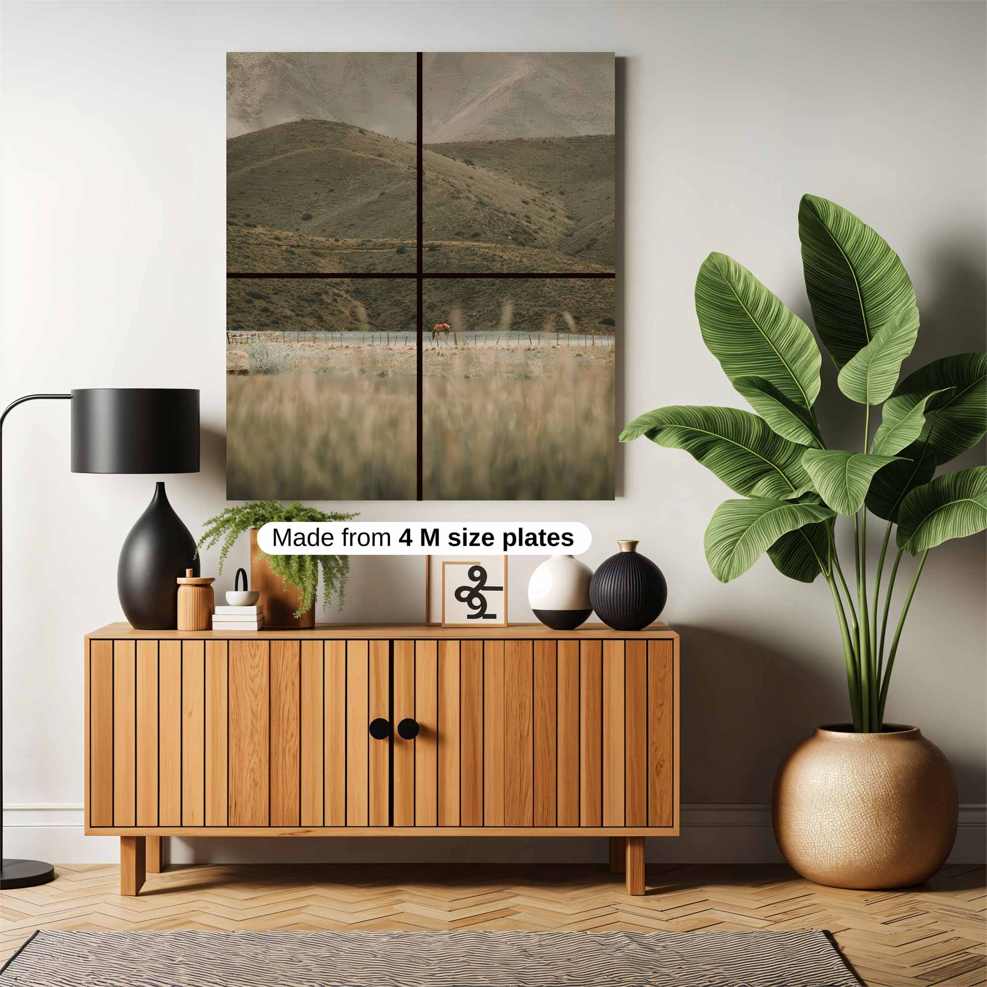 Horse Solitude Safe Wall Magnetic / M