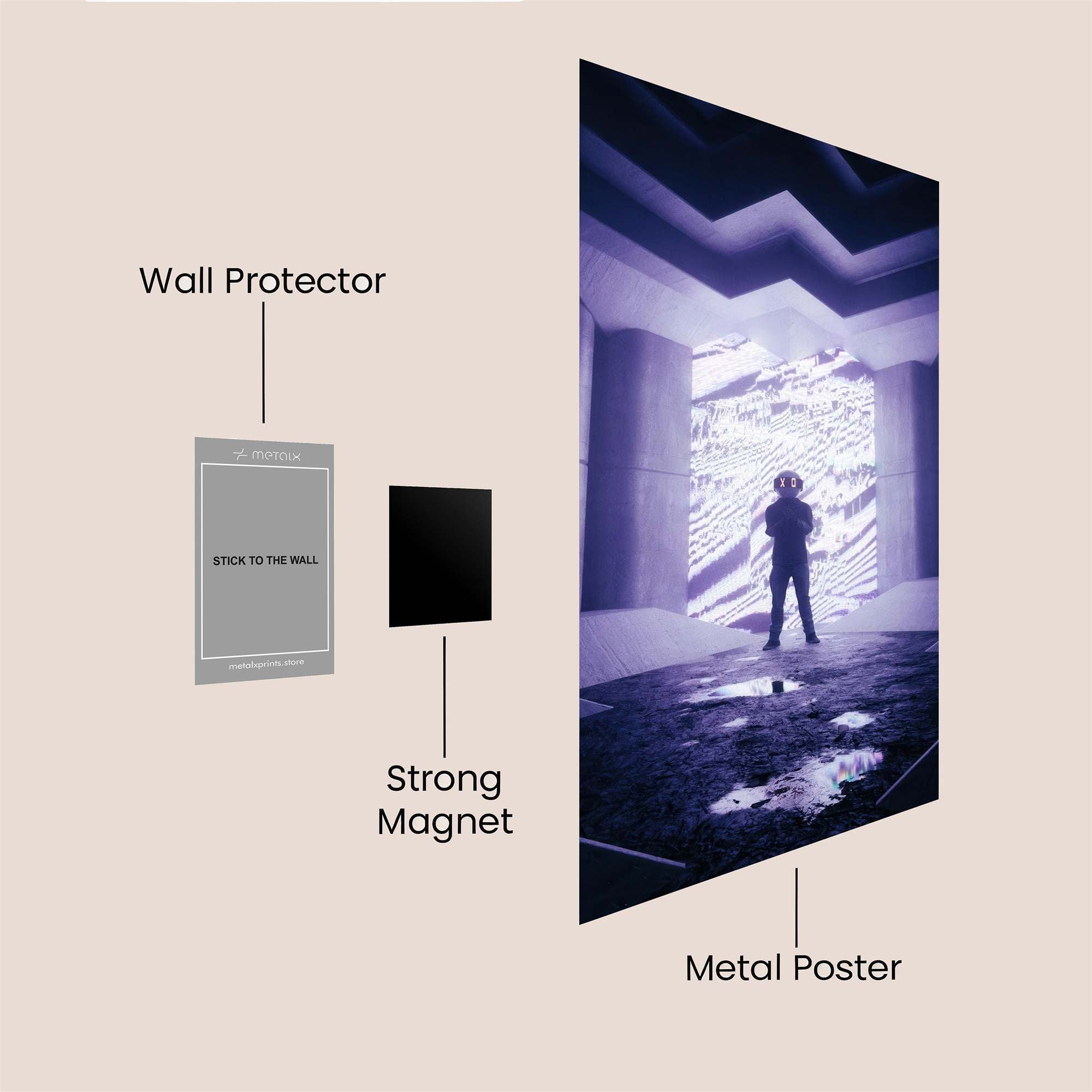 Portal Enigma Safe Wall Magnetic / M