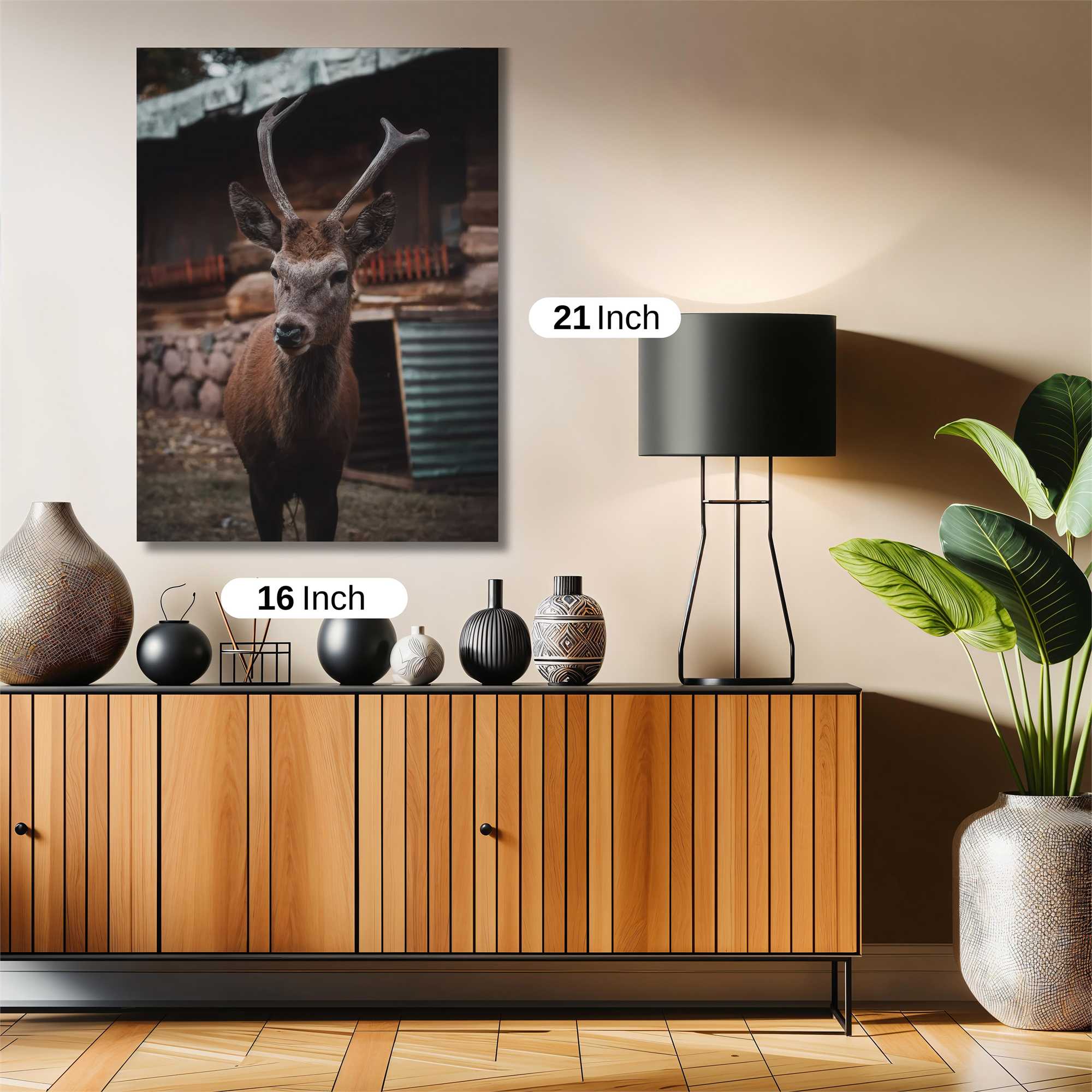 Deer Serenity Safe Wall Magnetic / M