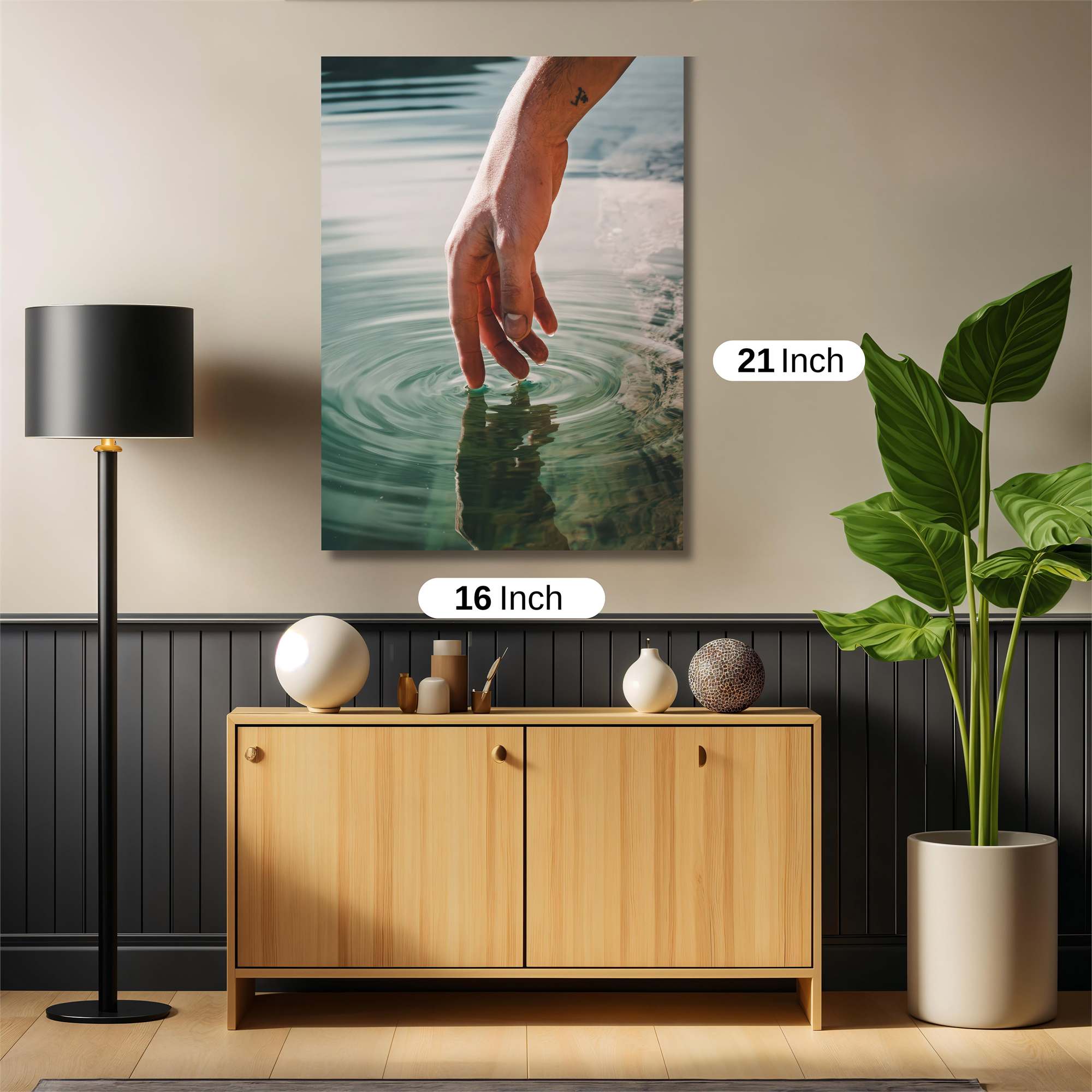 Hand Serenity Safe Wall Magnetic / M