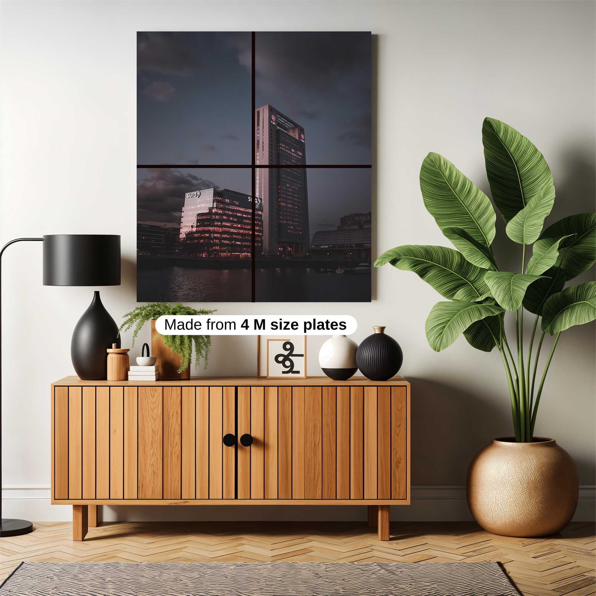 Skyscraper Twilight Safe Wall Magnetic / M