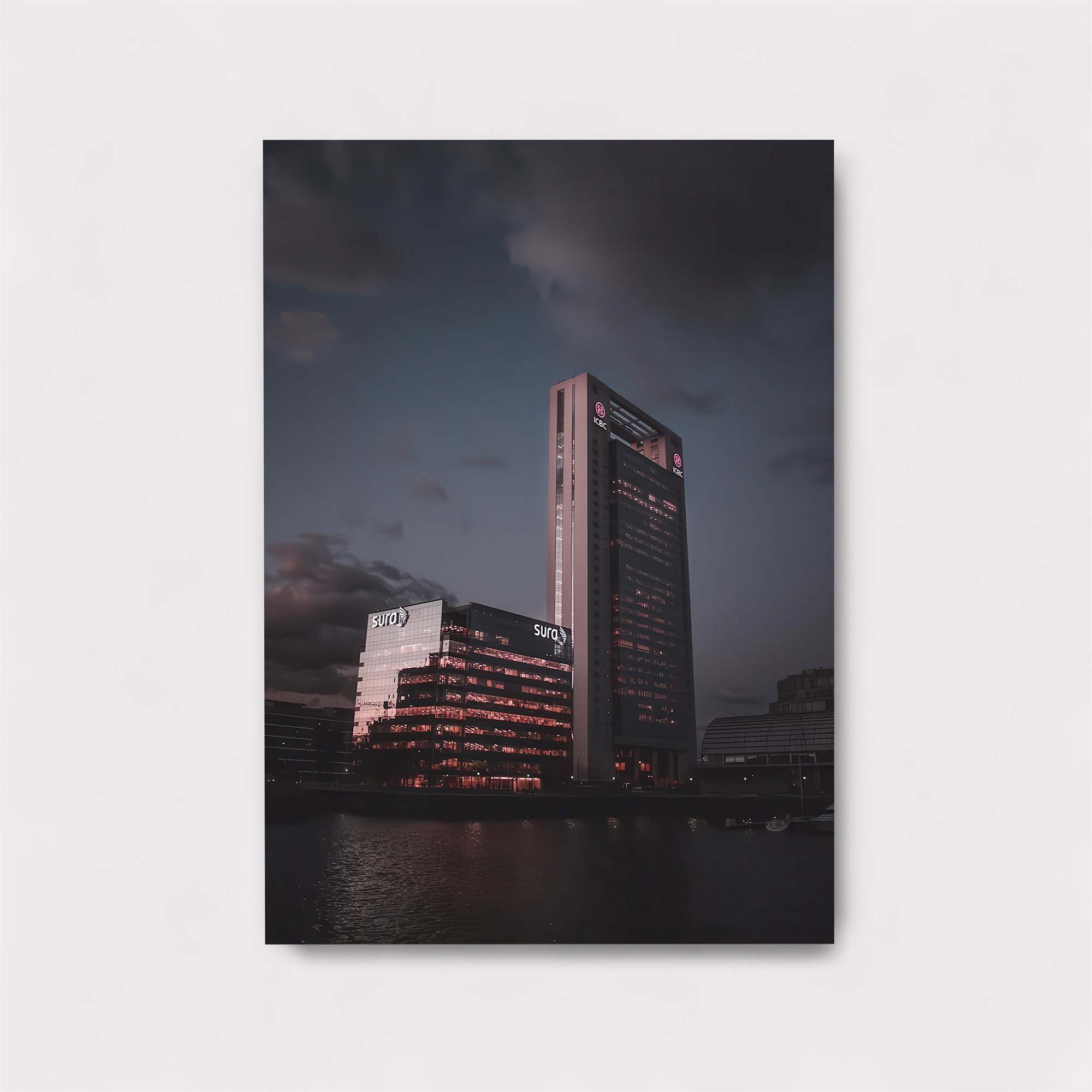 Skyscraper Twilight Safe Wall Magnetic / M