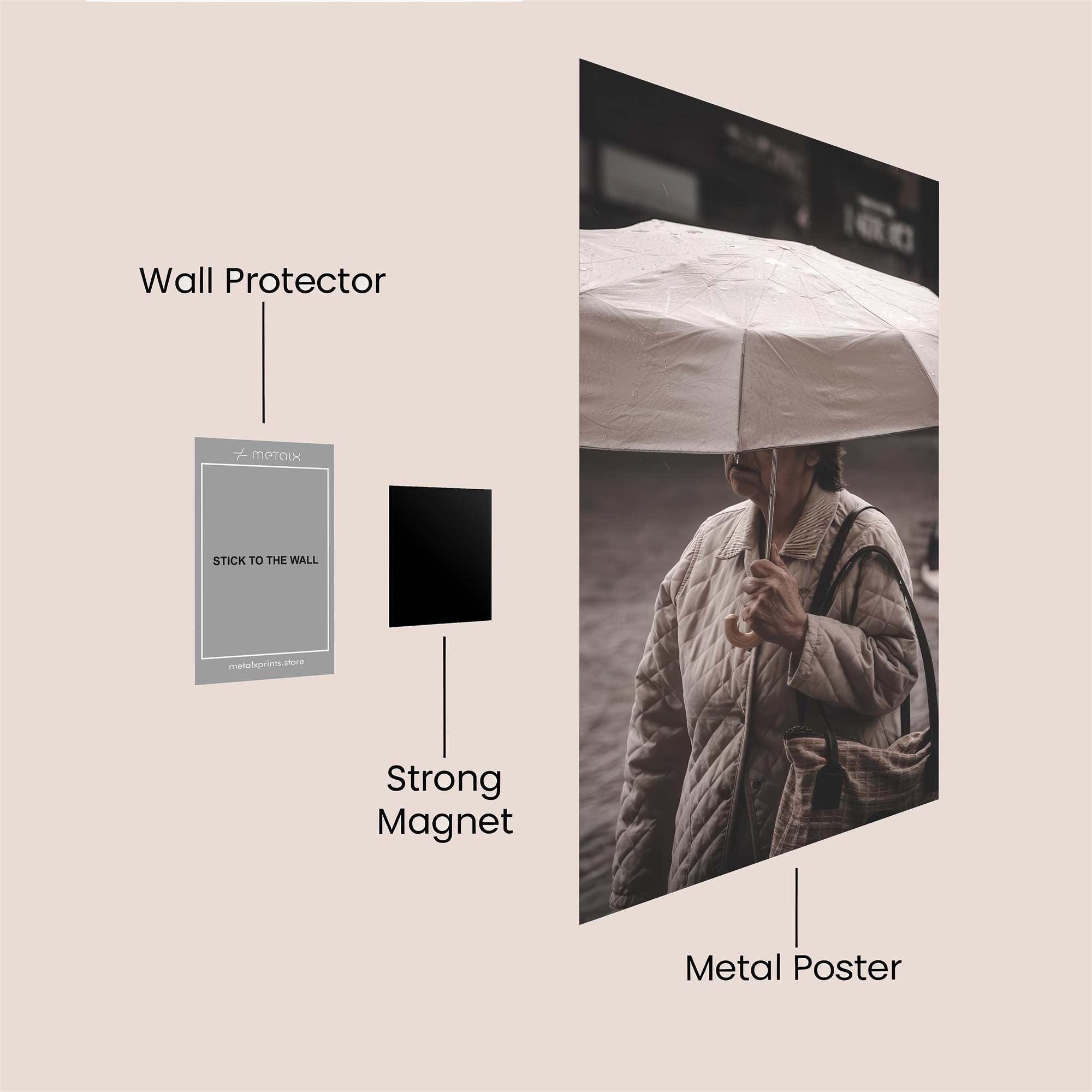 Umbrella Serenity Safe Wall Magnetic / M
