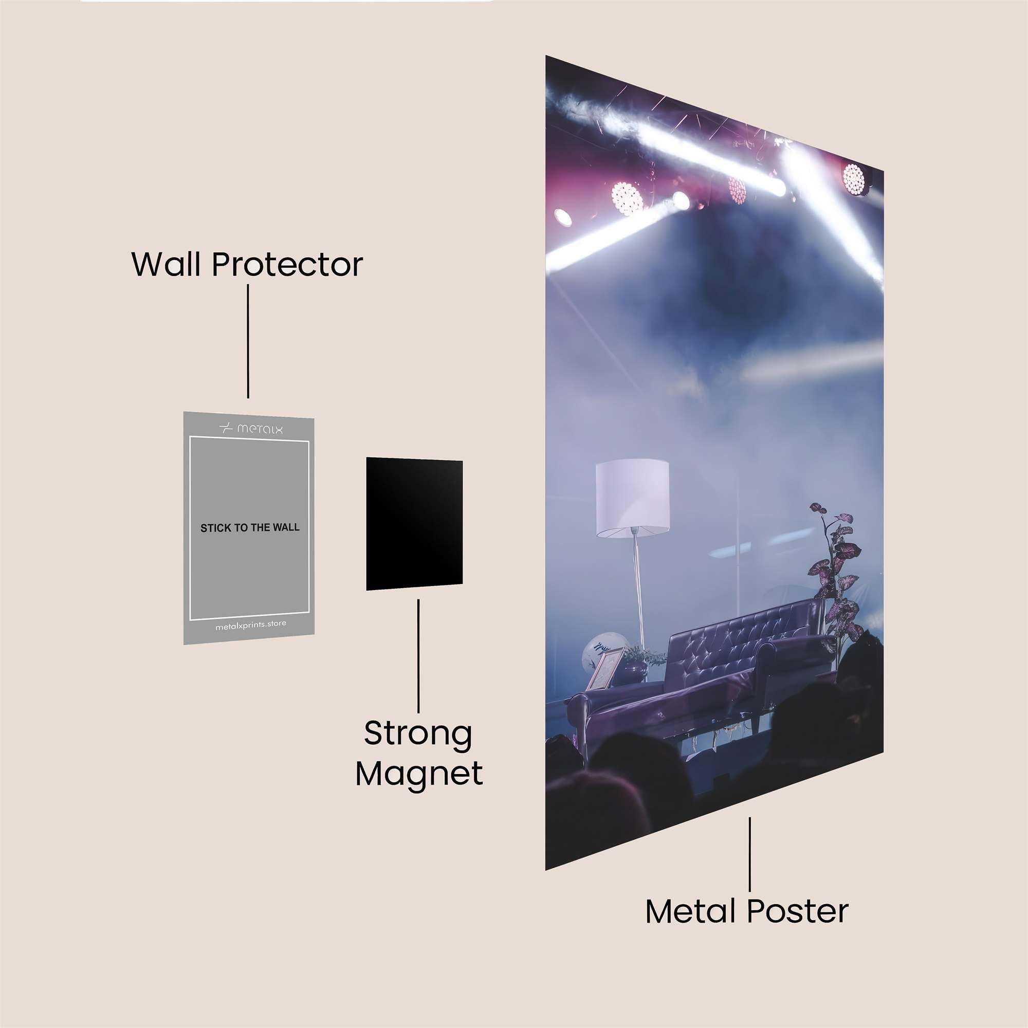 Stage Serenity Safe Wall Magnetic / M