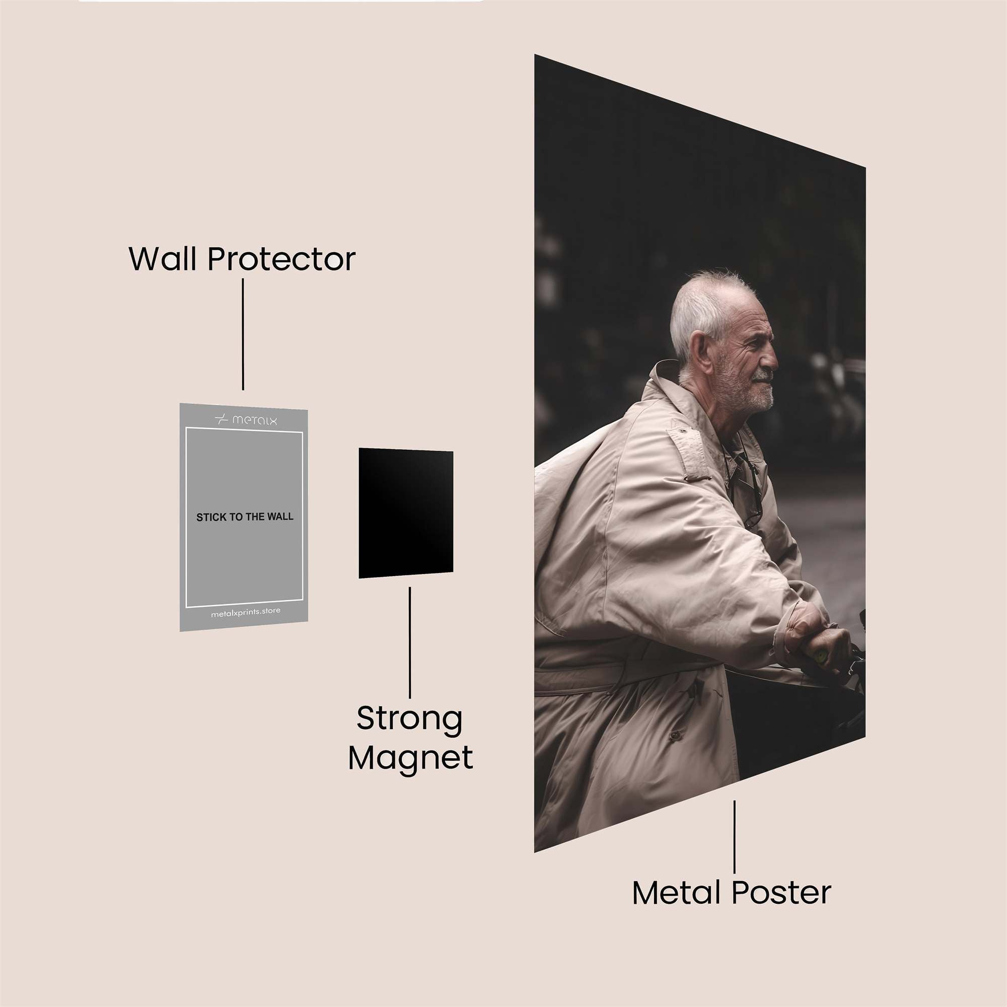 Elderly Serenity Safe Wall Magnetic / M