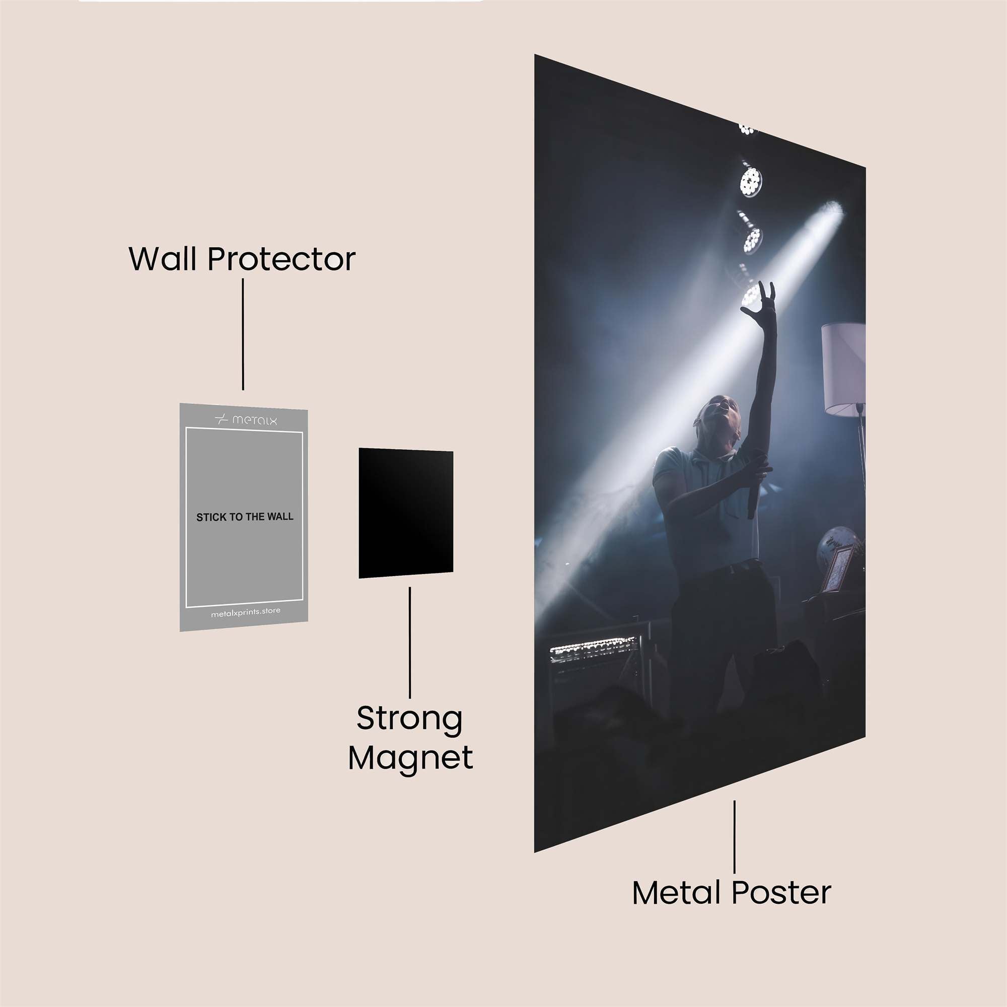 Performer's Ecstasy Safe Wall Magnetic / M