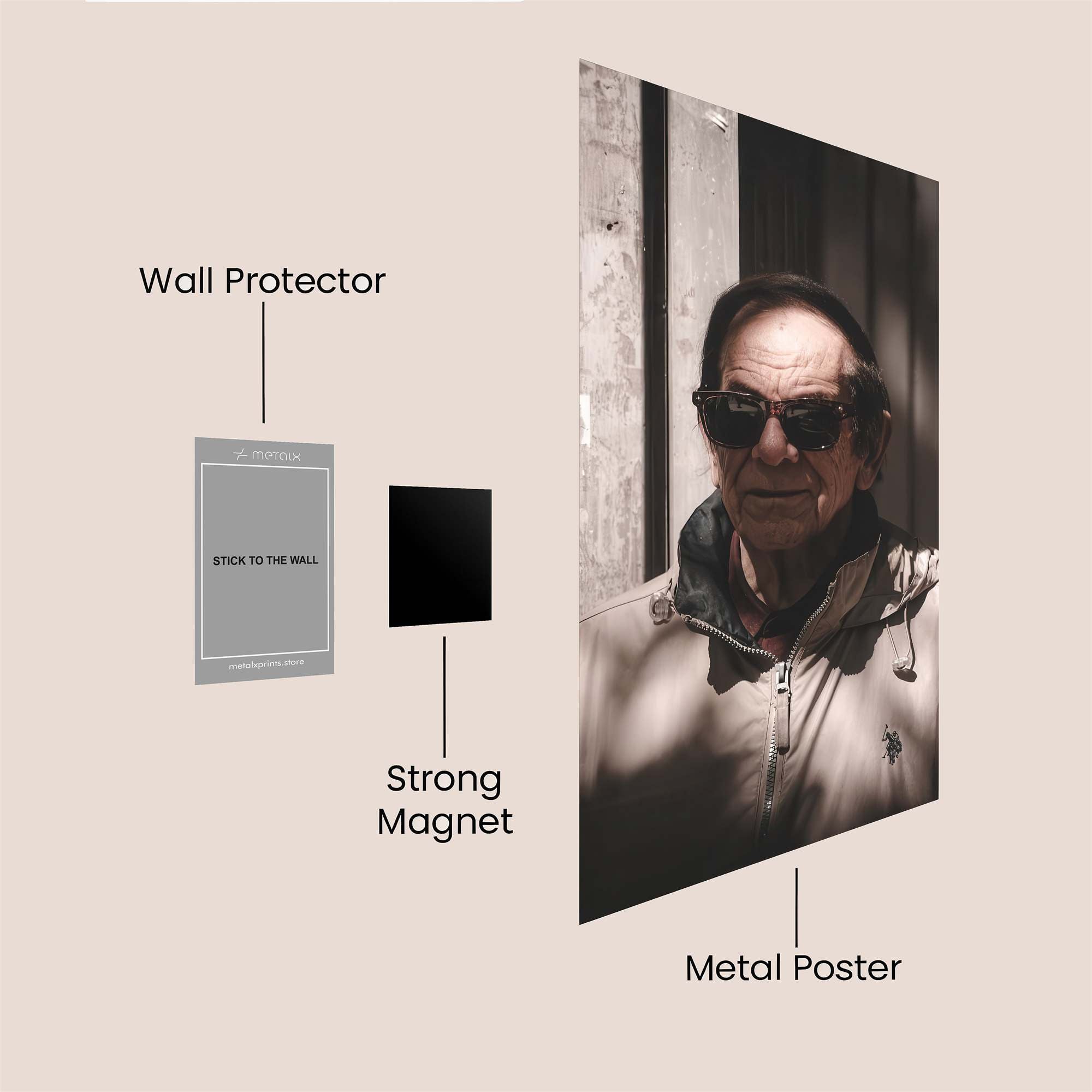 Elderly Enigma Safe Wall Magnetic / M