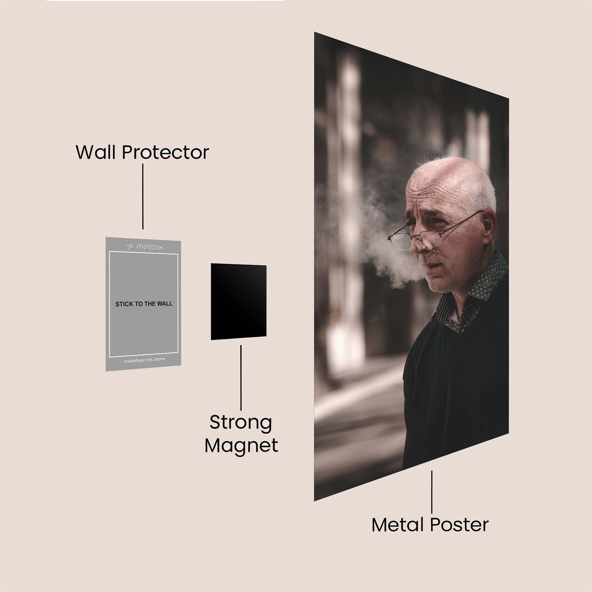 Elderly Enigma Safe Wall Magnetic / M